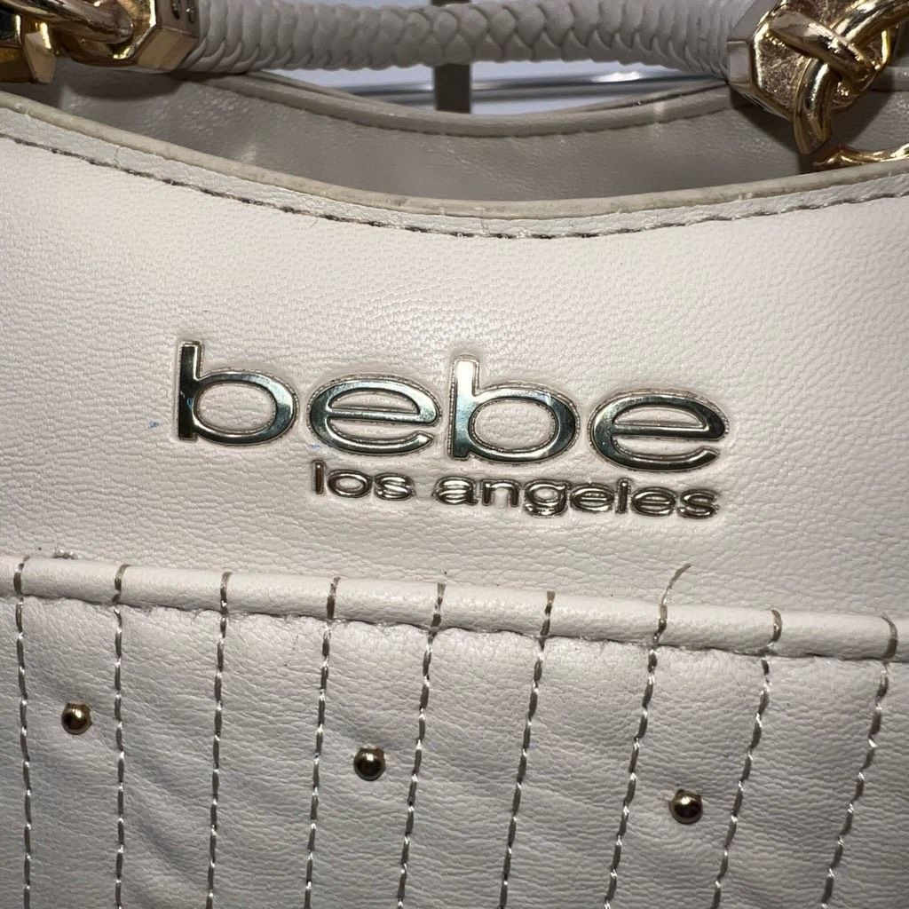 Bebe Bebe Stud Micro Shopper with Unbranded Gold Chain Crossbody Size ONE SIZE - 9 Thumbnail
