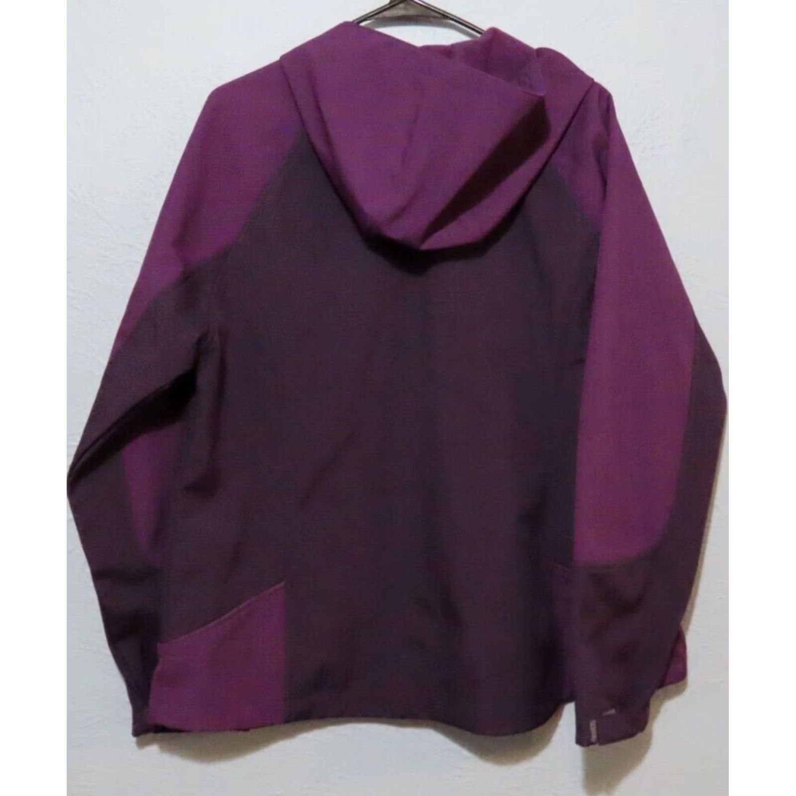 Vintage FreeTech Jacket Womens XL Purple Prune Full Zip Hooded Pockets Soft Shell Holiday Outdoor Fall Winter Zip Size XL / US 12-14 / IT 48-50 - 5 Thumbnail