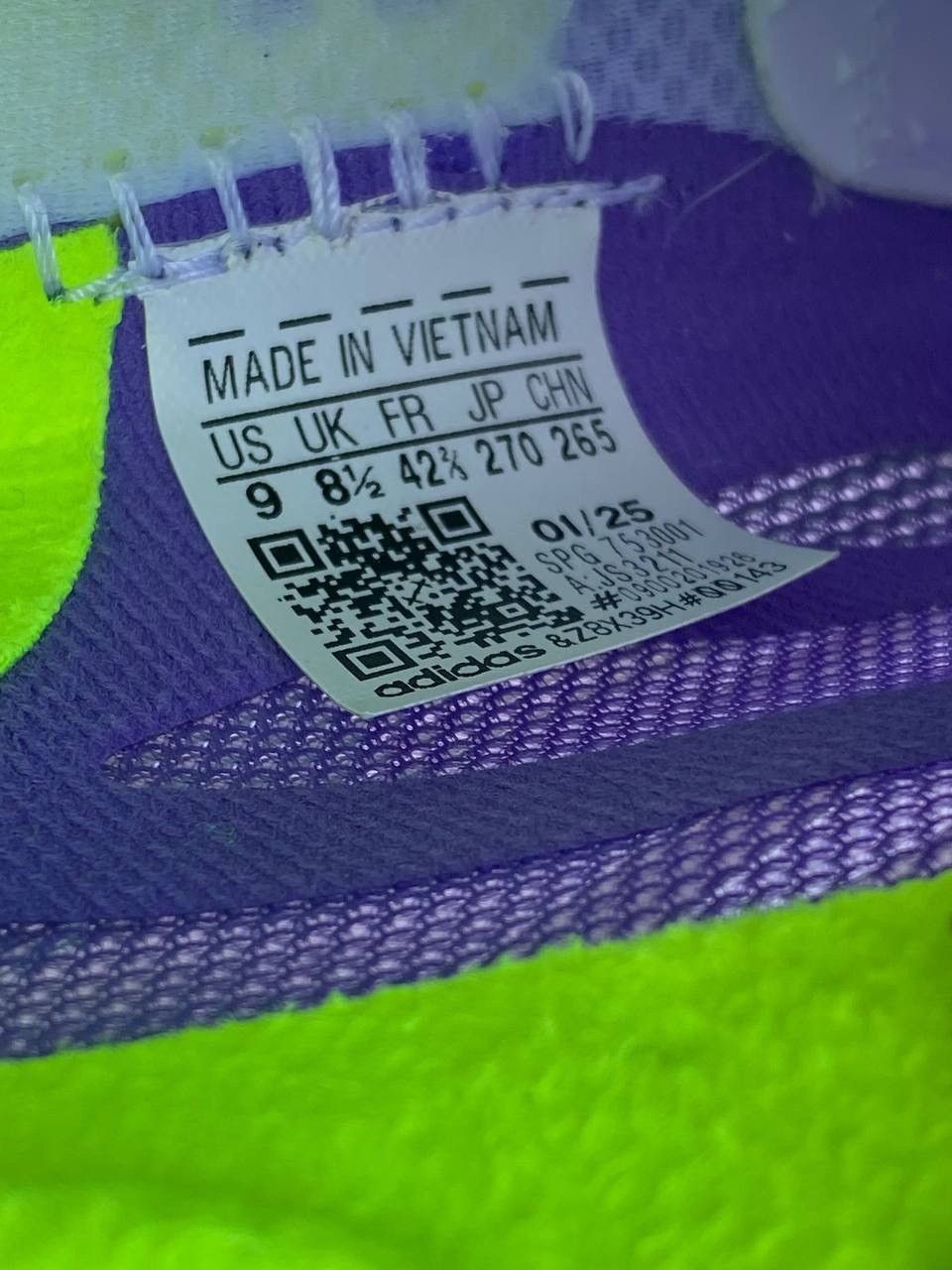 Adidas Adidas F50+ Violet/Green JS3211 Size US 9 / EU 42 - 3 Thumbnail