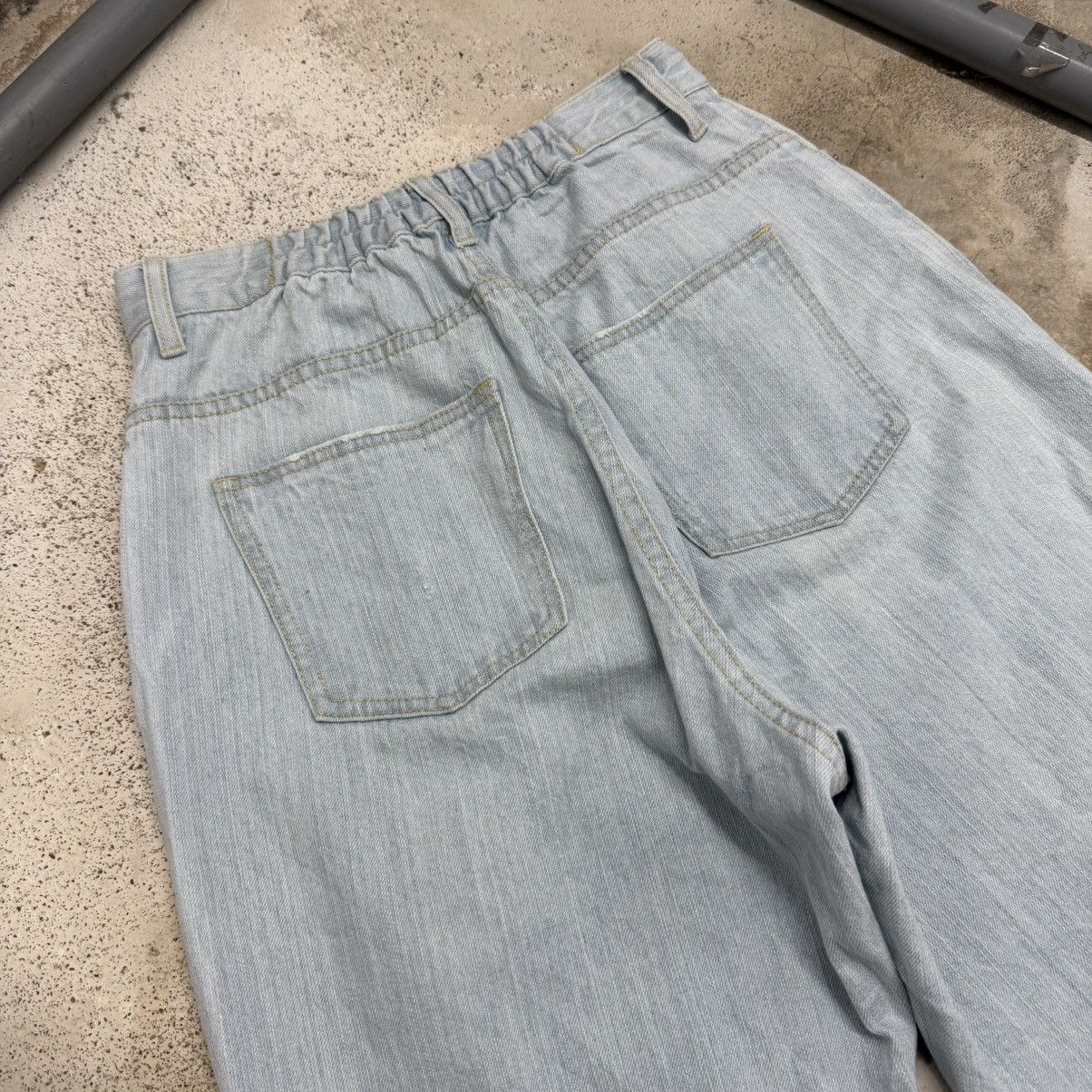 Japanese Brand Wegp Relaxed Wide Leg Distressed Design Pants Size US 28 / EU 44 - 9 Thumbnail