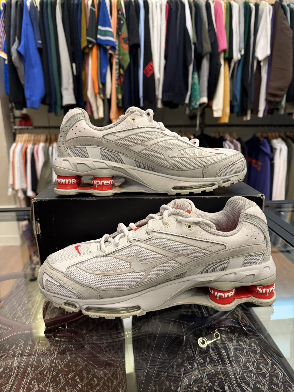 Nike × Supreme Nike Shox Ride 2 SP 'Supreme White Size US 10 / EU 43 - 2 Thumbnail