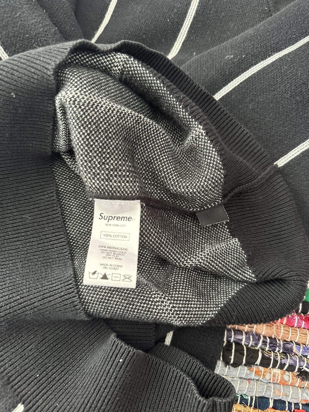 Supreme Supreme 13 AW Wide Pinstripe Sweater striped Size US L / EU 52-54 / 3 - 4 Thumbnail