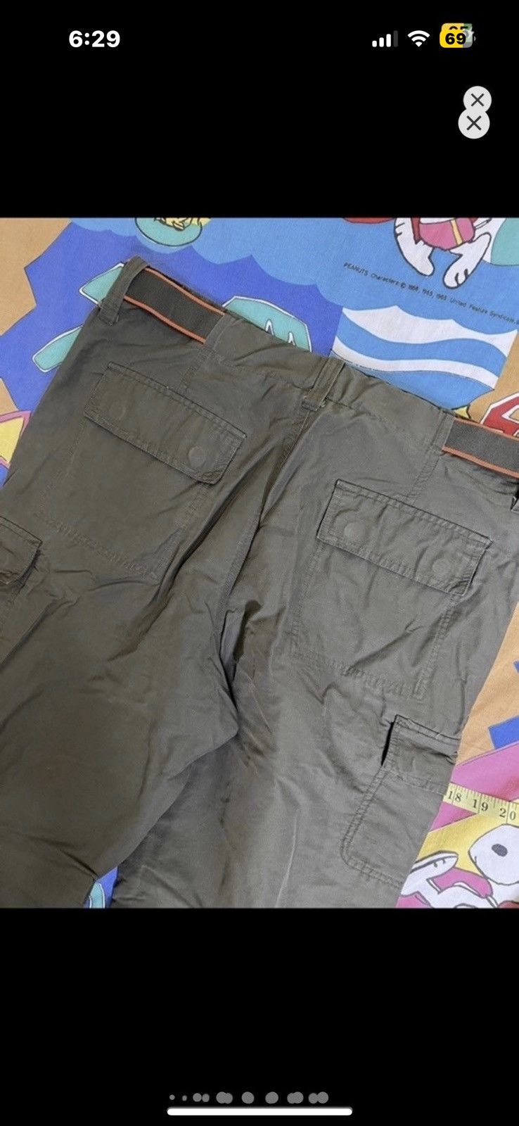 Gap ***FINAL DROP***RARE 00s GAP CROPPED NYLON CARGO L/36 Size US 36 / EU 52 - 14 Thumbnail