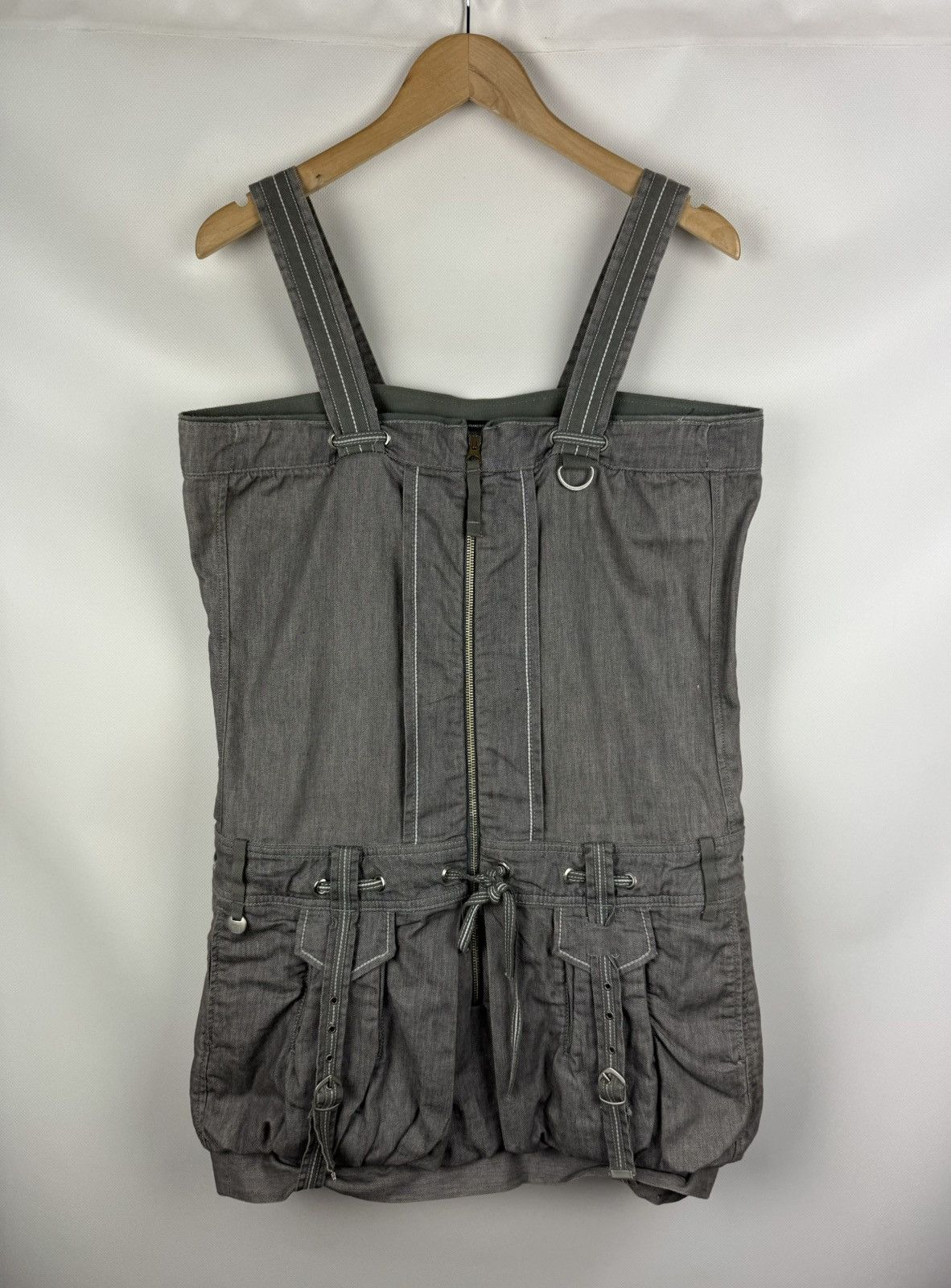 Marithe + Francois Girbaud Marithe Francois Girbaud Avant-Garde Denim Corset Dress Size XL / US 12-14 / IT 48-50 - 1 Thumbnail