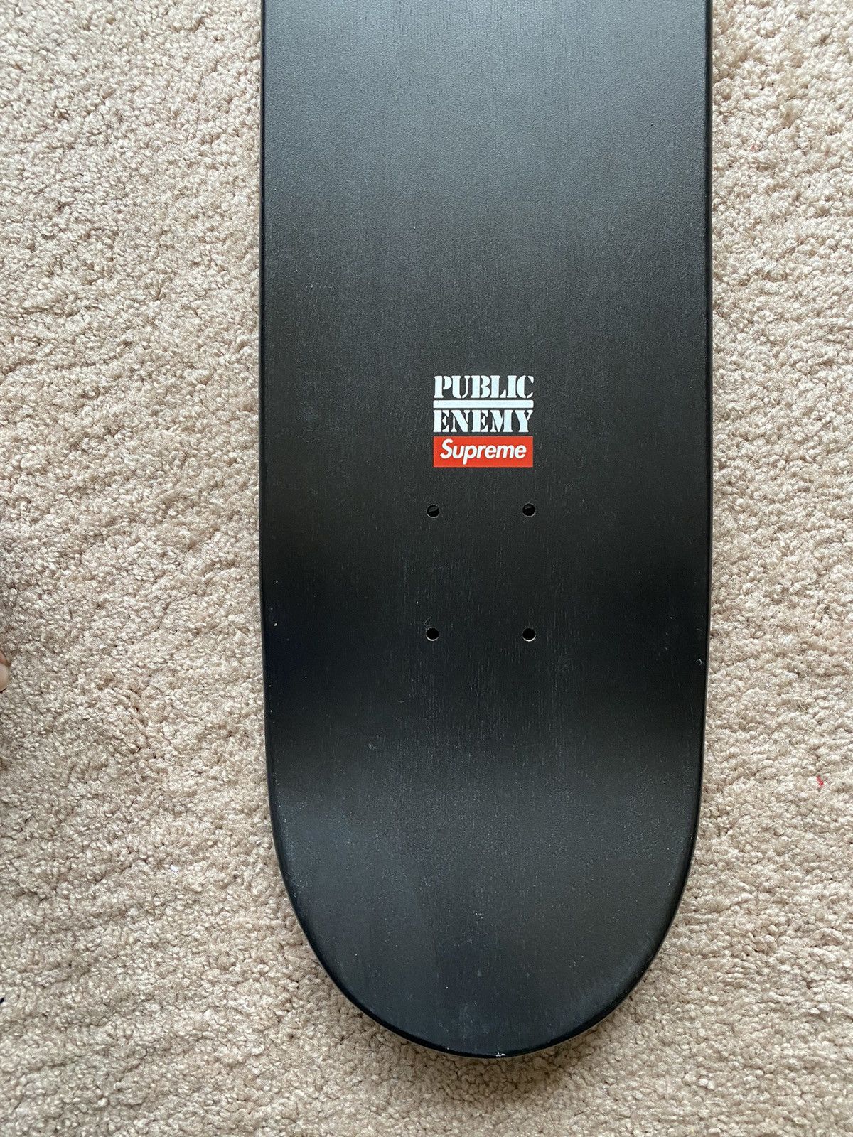 Supreme Supreme Public Enemy skate deck black 2006 authentic Size ONE SIZE - 7 Thumbnail