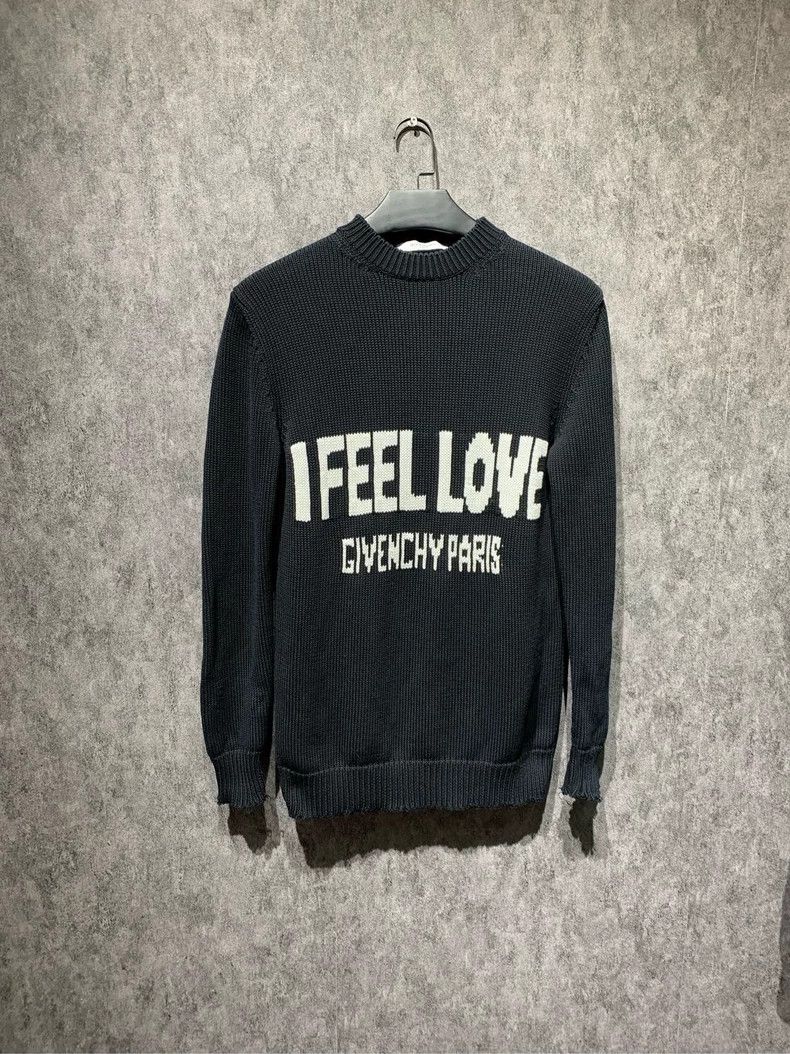 Givenchy Givenchy I FEEL LOVE Slogan Knit Sweater 2506-Nextarrow Size US S / EU 44-46 / 1 - 1 Thumbnail