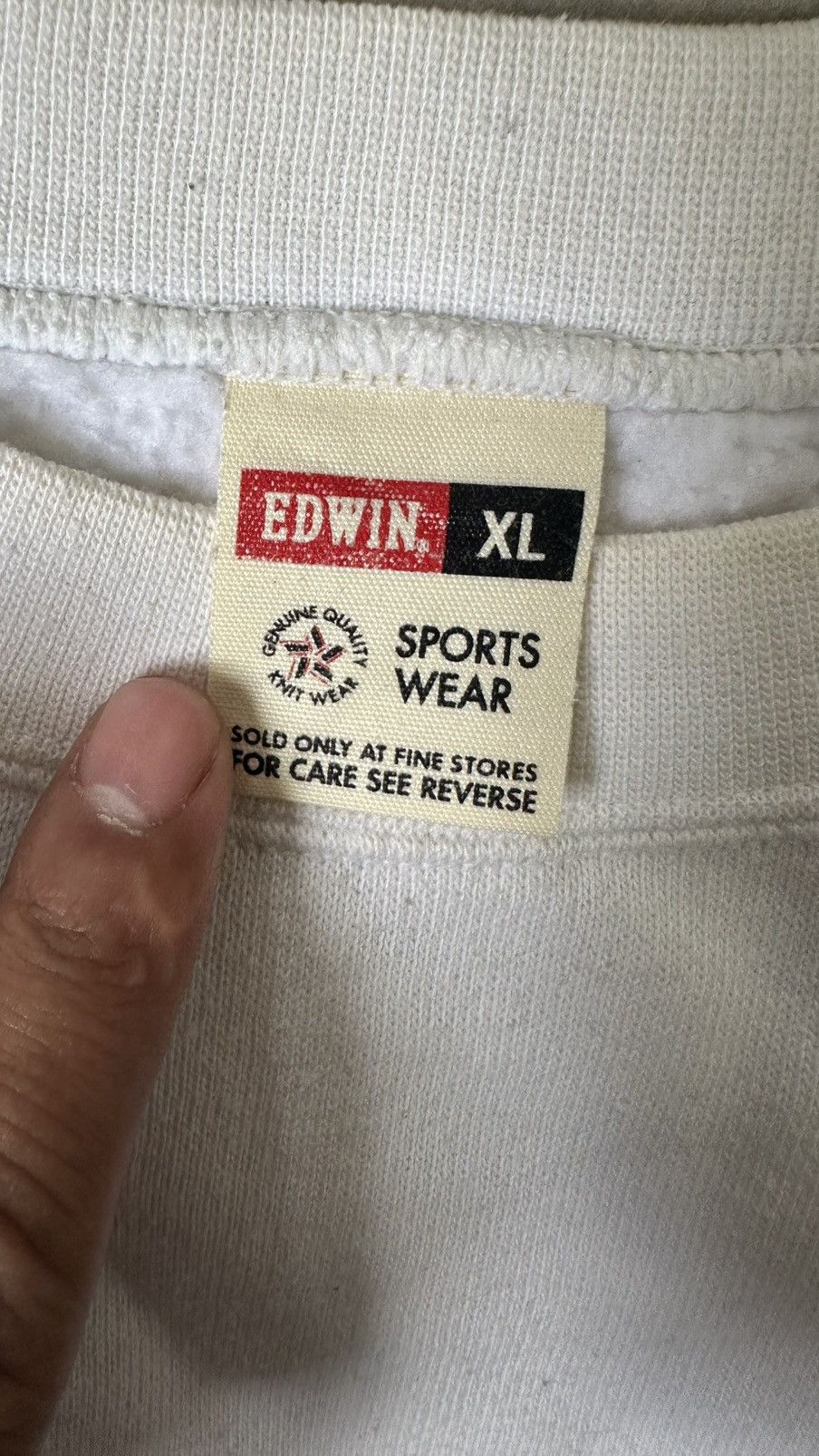 Edwin VINTAGE 90S EDWIN SWEATSHIRT Size US XL / EU 56 / 4 - 2 Thumbnail