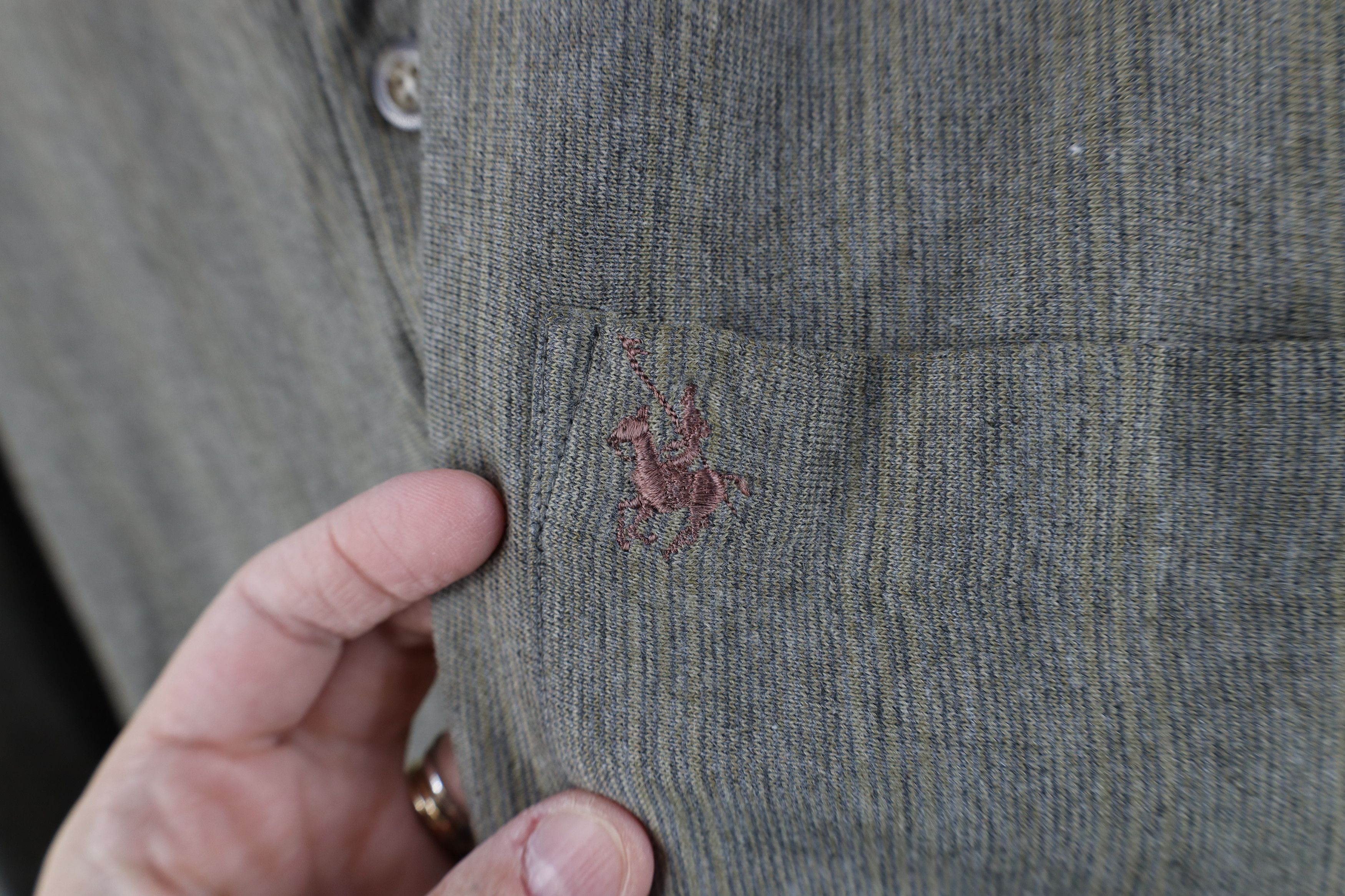Vintage Vintage 90s Streetwear Knit Long Sleeve Rugby Polo Shirt Size US L / EU 52-54 / 3 - 4 Thumbnail