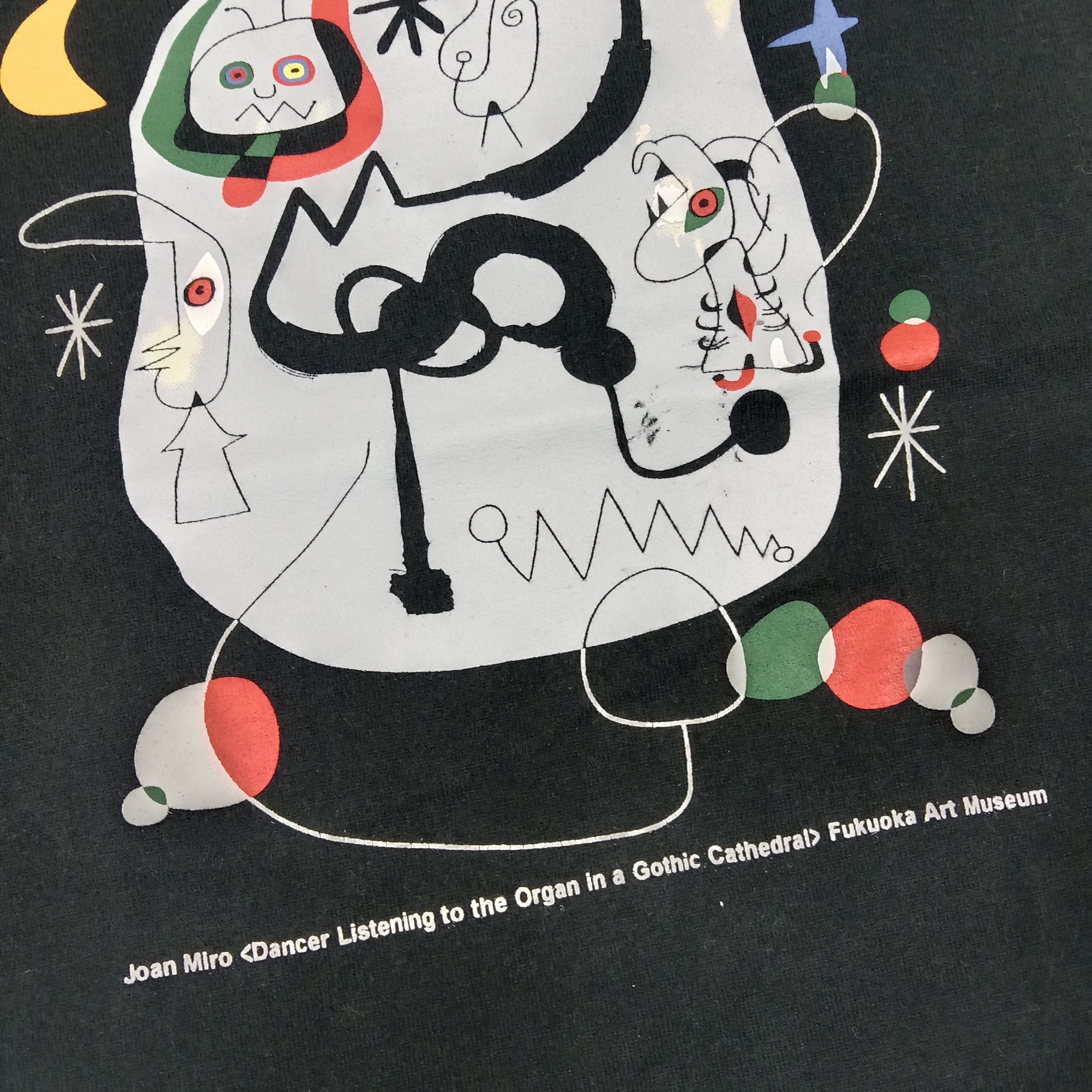 Vintage Joan Miro Designer Spanish Artist Art Tshirt Size US L / EU 52-54 / 3 - 3 Thumbnail