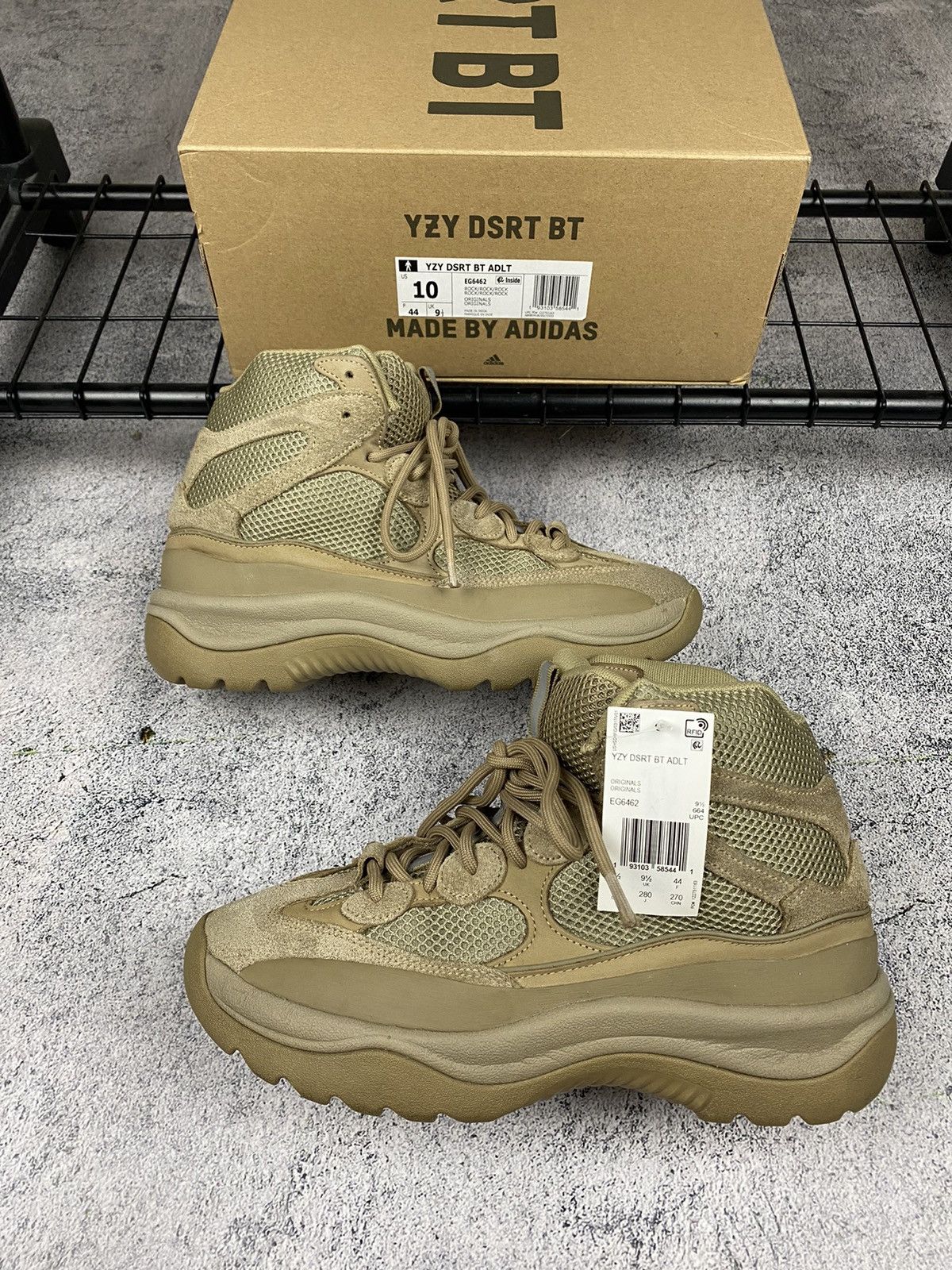 Kanye West Desert Boot Salt Yeezy Boots Men Adidas × Kanye West