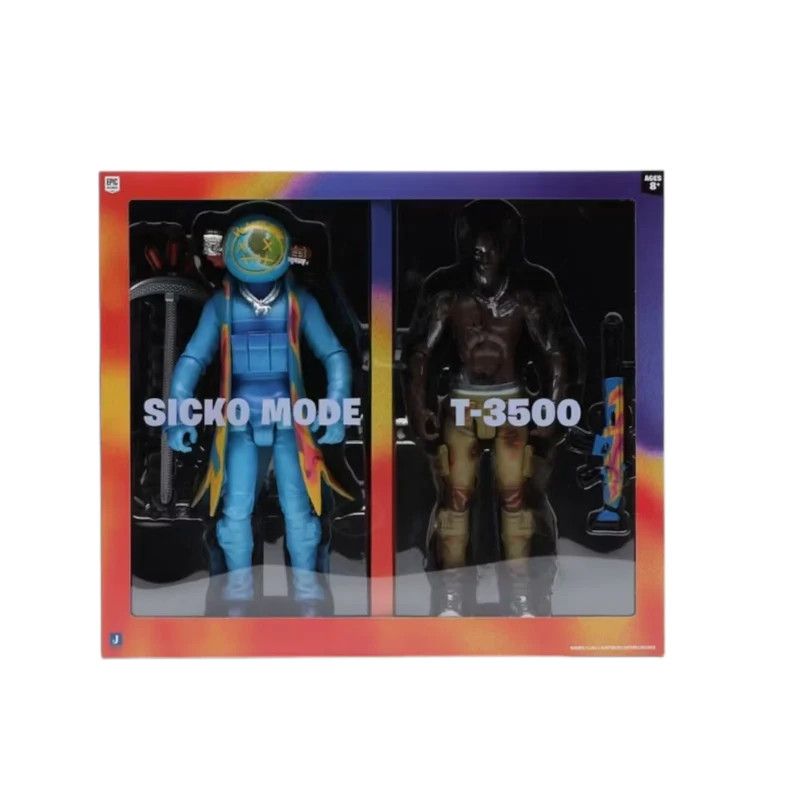 image of Travis Scott Fortnite 12” Action Figure Duo Set, Men's