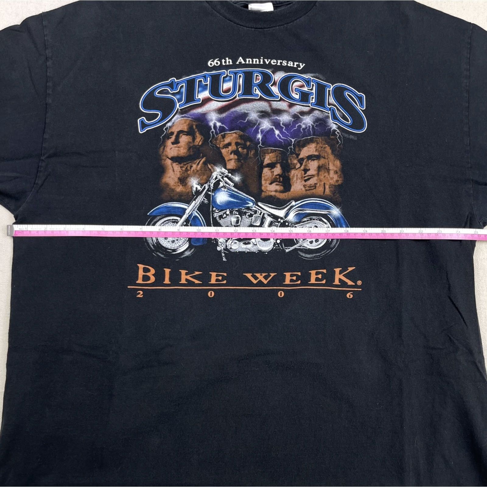Vintage VINTAGE Sturgis T-Shirt Shirt 2XL Black Unisex Adults Crew Neck Harley 66th Anniversary 2006 Bike Week Size US XXL / EU 58 / 5 - 7 Thumbnail