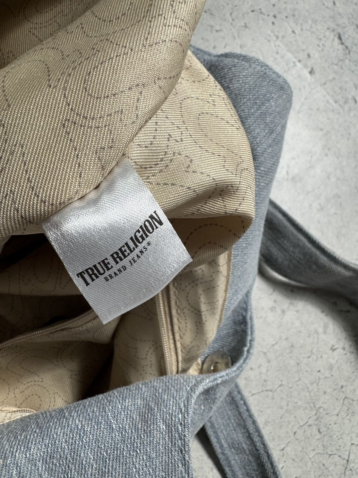 True Religion True Religion Denim Cargo Big Logo Shoulders Bag Size ONE SIZE - 7 Thumbnail