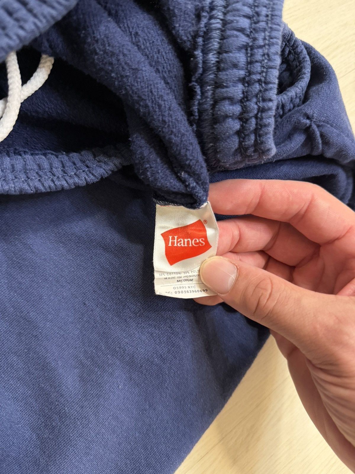 Hanes Hanes 90’s Blue Cotton Sweatpants Size US 32 / EU 48 - 4 Thumbnail