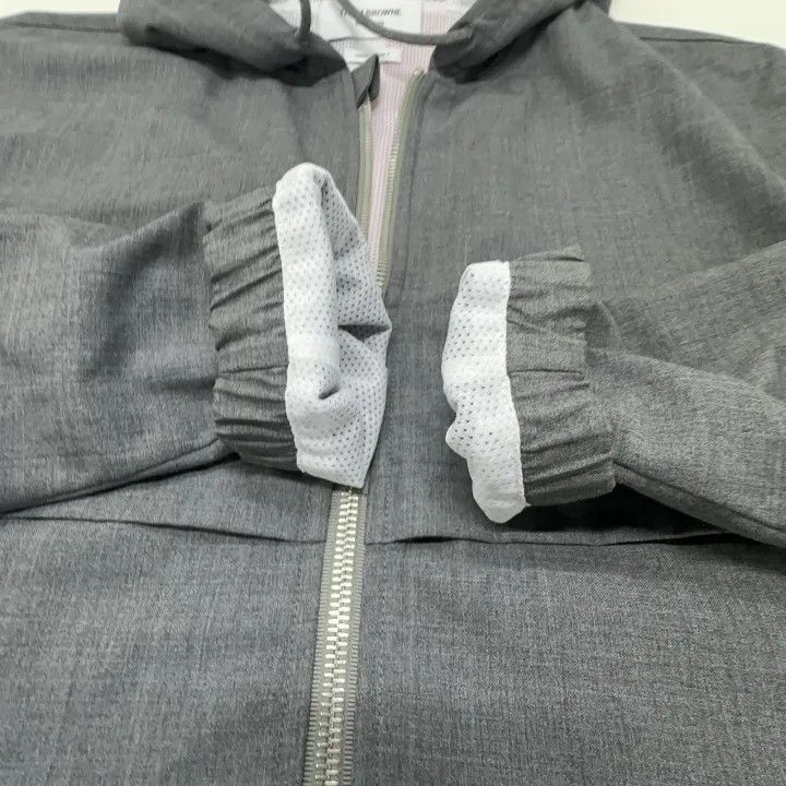 Thom Browne Thom Browne Gray Hooded Zip Jacket -2507 Size US S / EU 44-46 / 1 - 9 Thumbnail