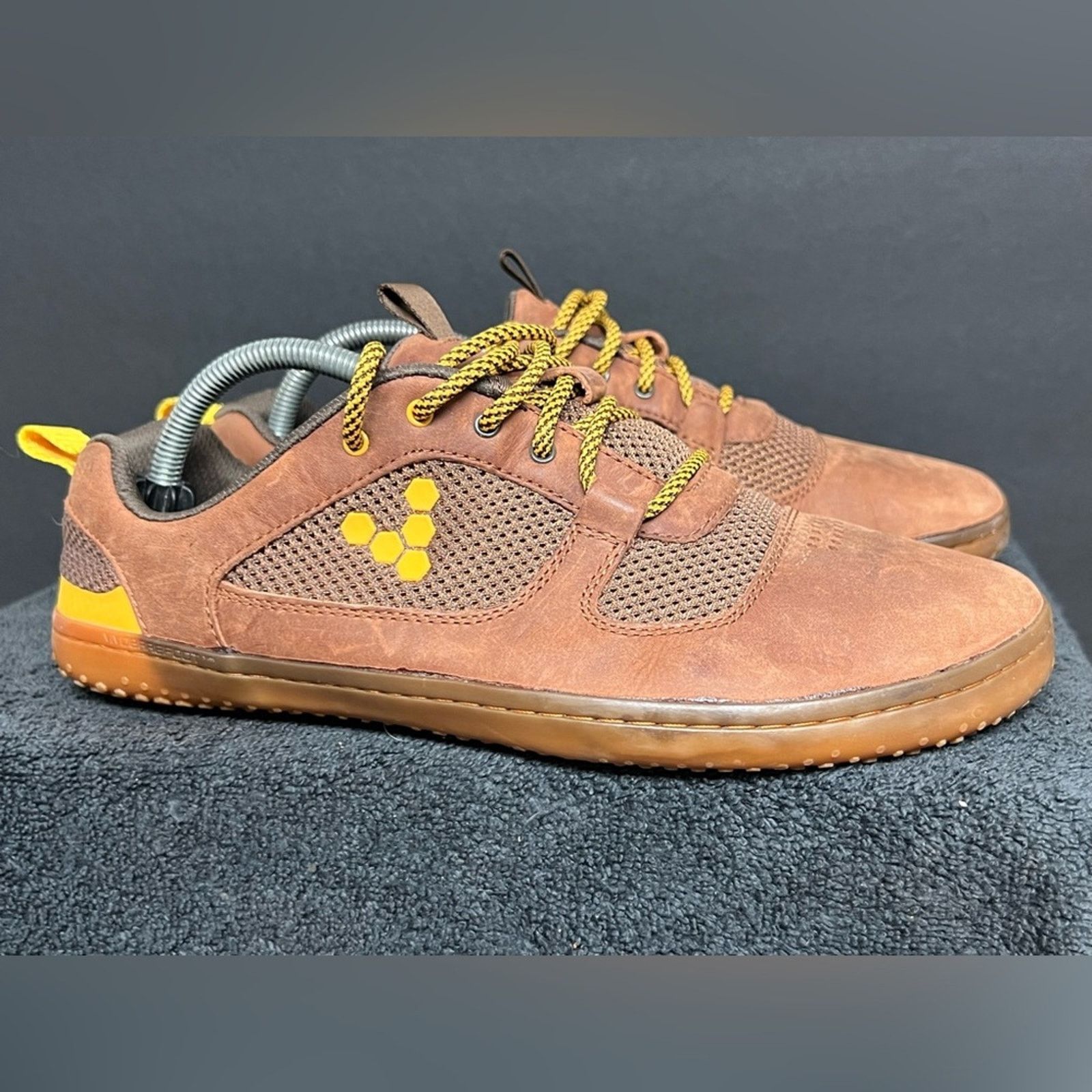 Vivobarefoot Vivo Barefoot Men's Aqua II Brown Leather Shoes 43M US 10 Size US 10 / EU 43 - 4 Thumbnail