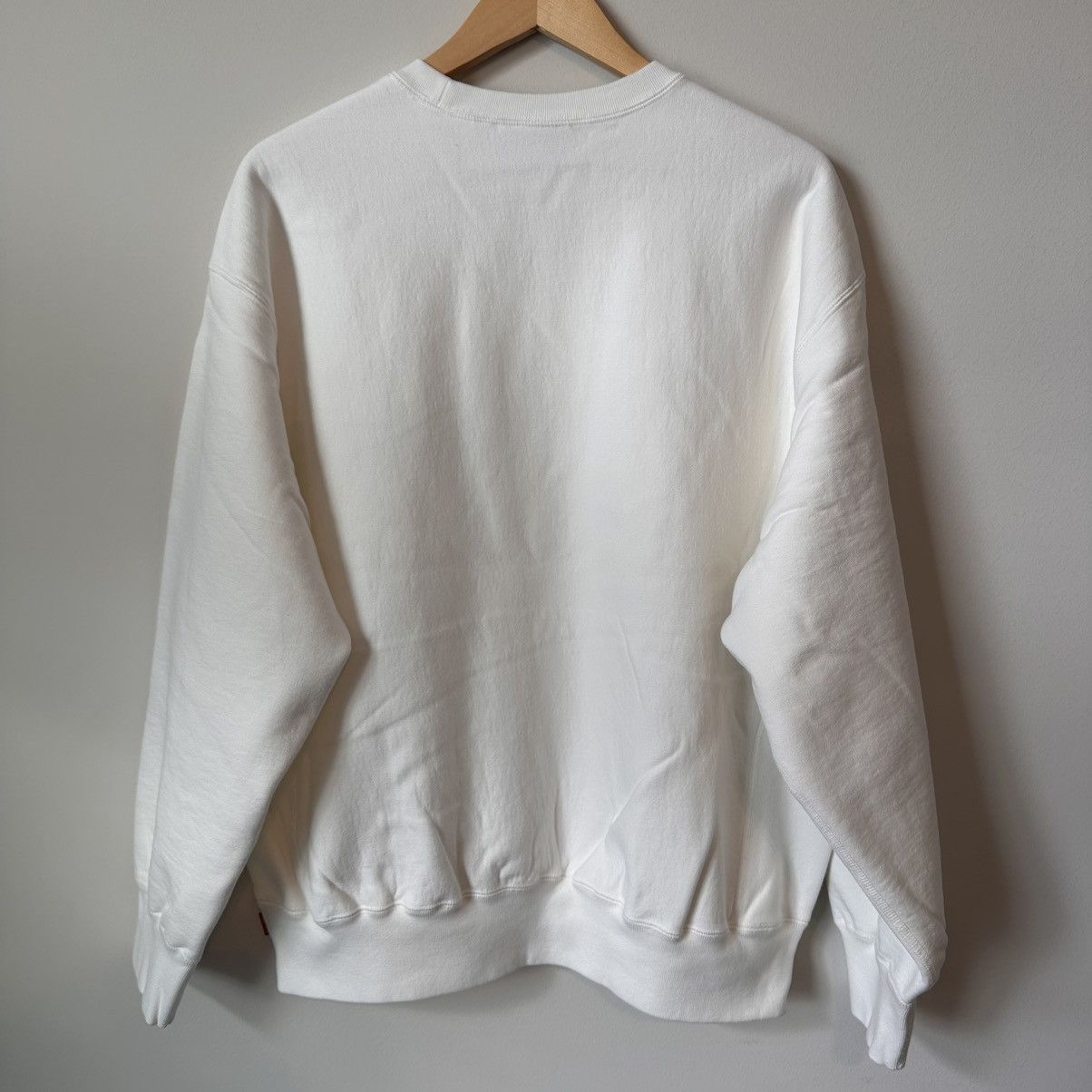 Supreme Supreme Washed Box Logo Crewneck White Large Size US L / EU 52-54 / 3 - 3 Thumbnail