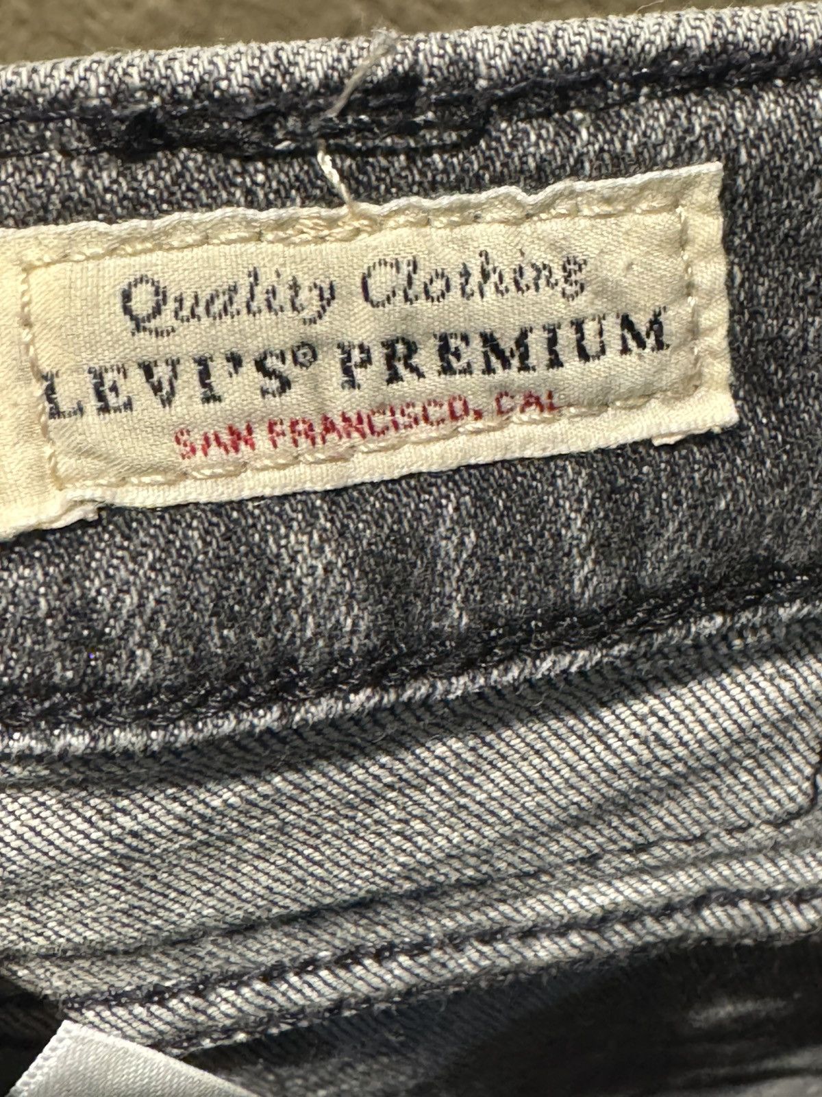 Levi's Levis Premium Black Slim Fit Skinny Faded Black Denim Size US 30 / EU 46 - 7 Thumbnail