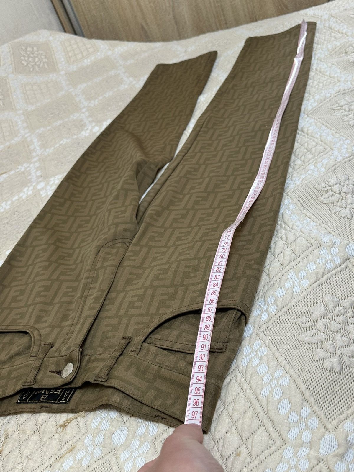 Fendi 🔥 Fendi Roma Zucca Denim Jeans Pants Monogram Trousers FF Size 28" / US 6 / IT 42 - 12 Thumbnail