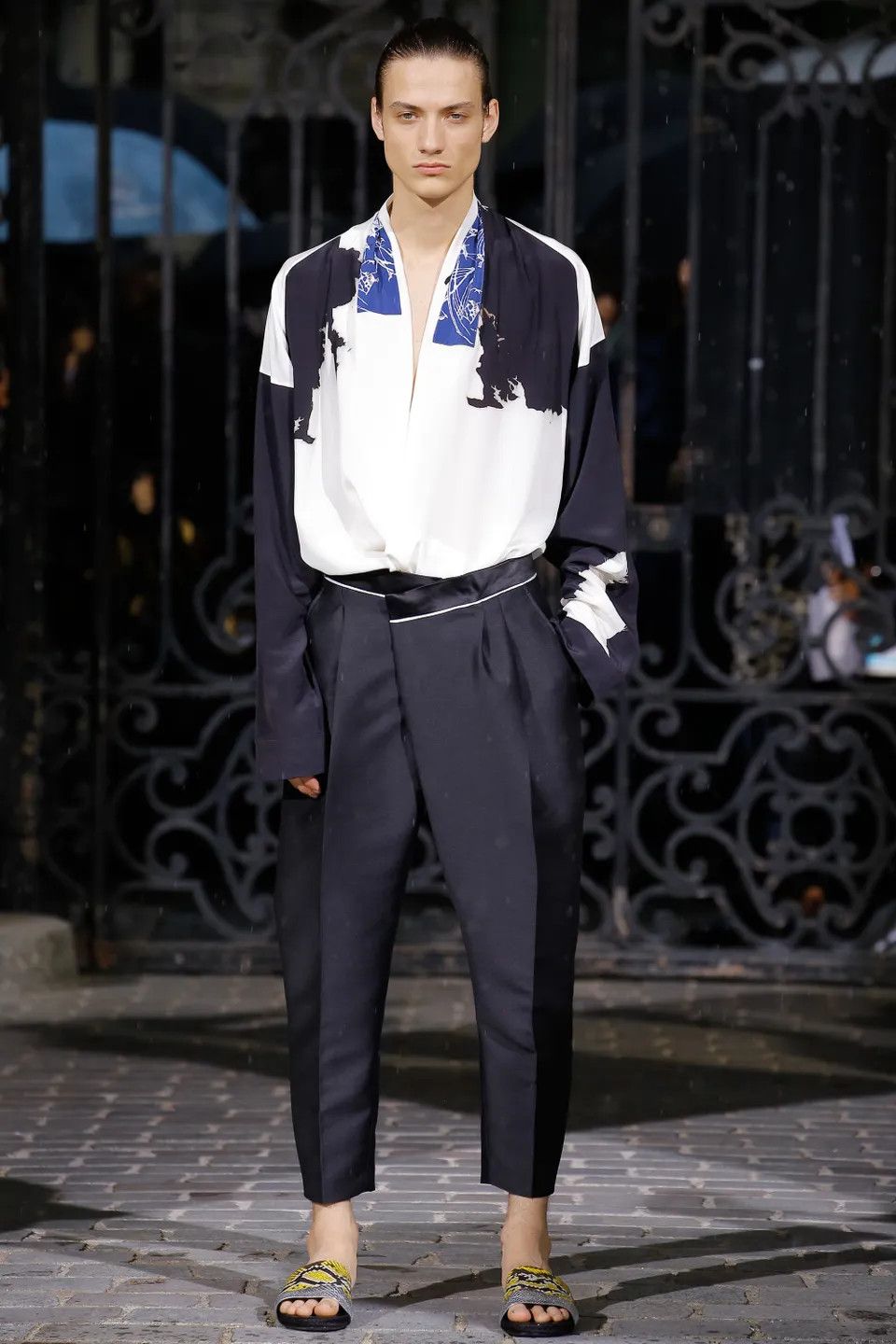 Haider Ackermann Silk Band Trousers Size US 30 / EU 46 - 1 Thumbnail