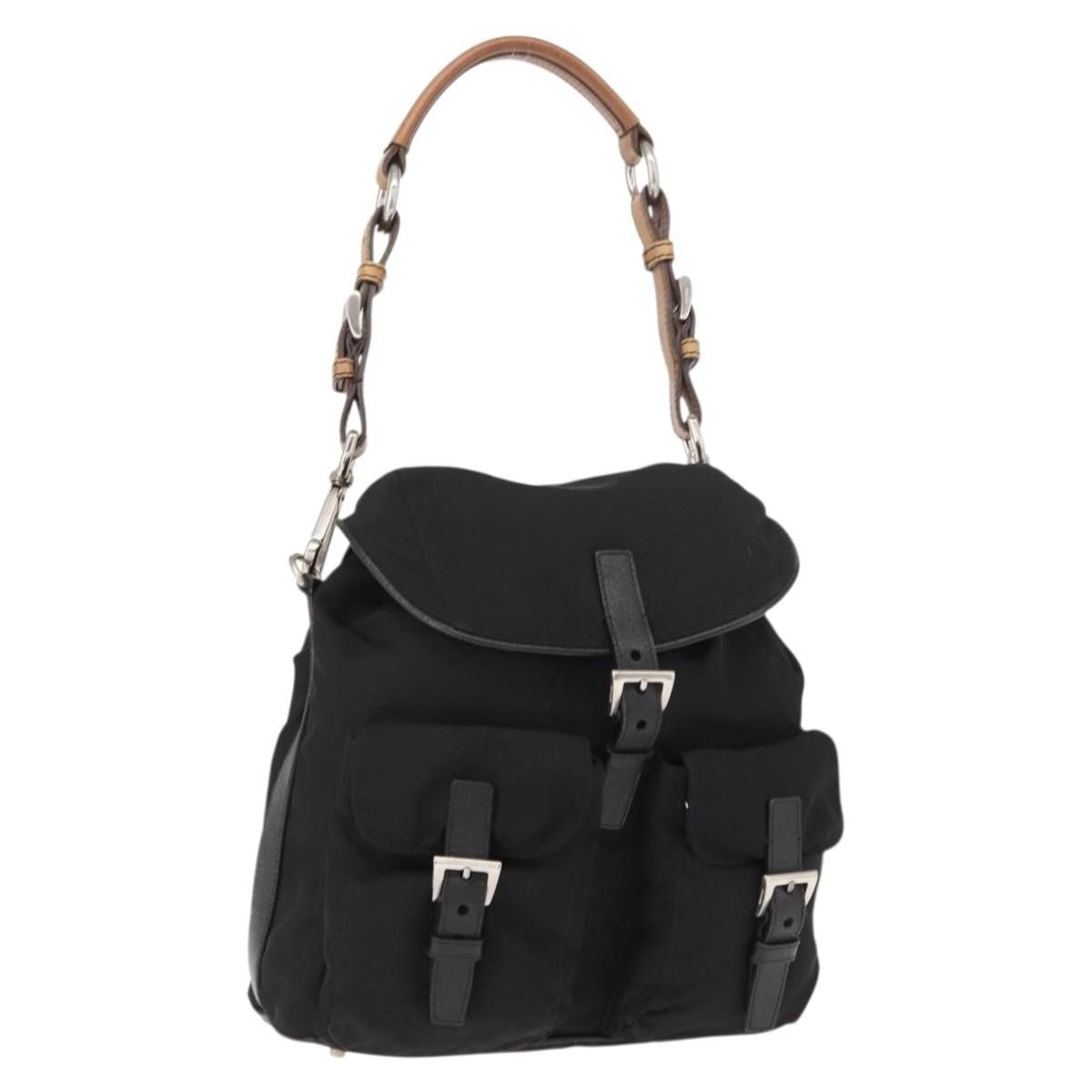 Prada Prada Double Pocket Shoulder Bag Tessuto Size ONE SIZE - 1 Thumbnail