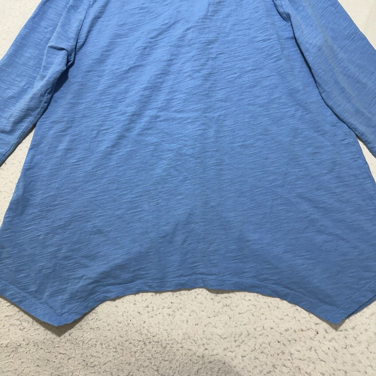 Other Soft Surroundings XL Blue Danielle Button Front Tunic Blouse Size XL / US 12-14 / IT 48-50 - 12 Thumbnail