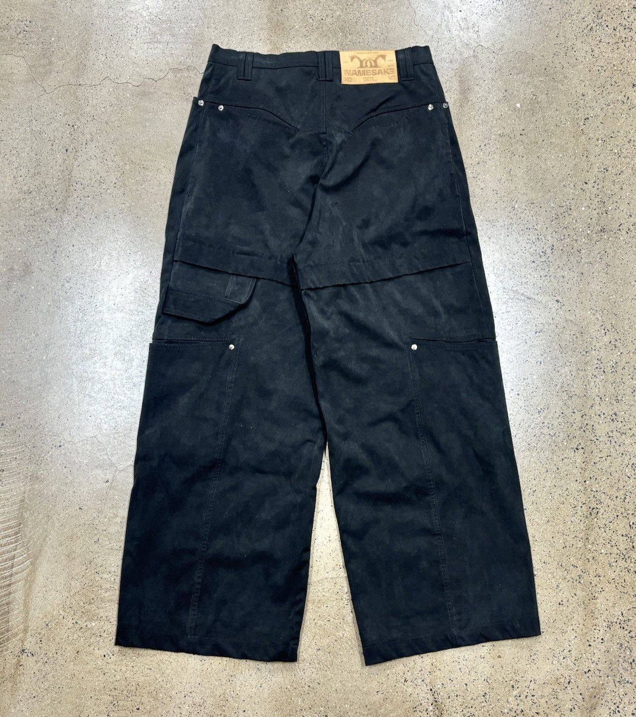 NAMESAKE NAMESAKE Double Knee Carpenter Denim (Black) Size US 34 / EU 50 - 2 Thumbnail