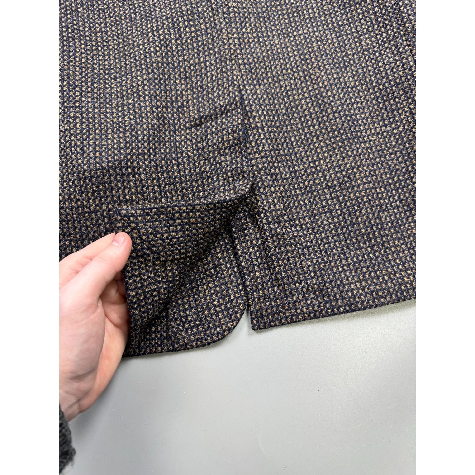 Paoloni Paoloni Wool Cotton Cashmere Two Button Blazer (Y1251) Size 36R - 12 Thumbnail