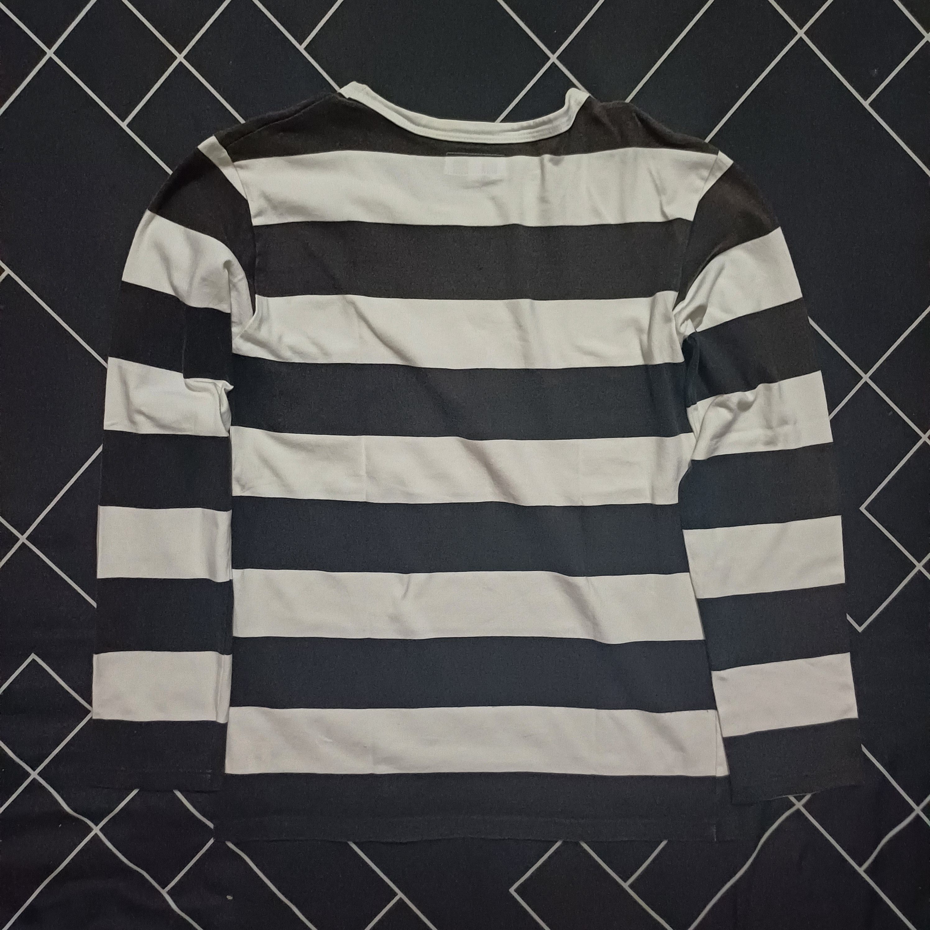 Japanese Brand × agnes b. Vintage Agnes B. Stripes Look Like Kurt Cobain Style T-shirt Size US S / EU 44-46 / 1 - 10 Thumbnail