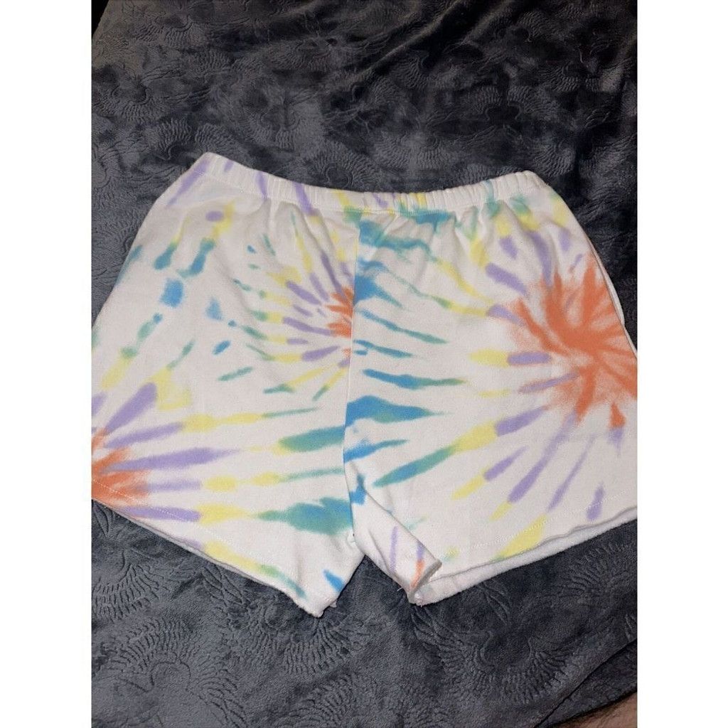 Target Basics Art Class Girls Medium Tie Dye Shorts Fleece Pull On Nwt. E Size 24" / US 00 / IT 34 - 2 Thumbnail