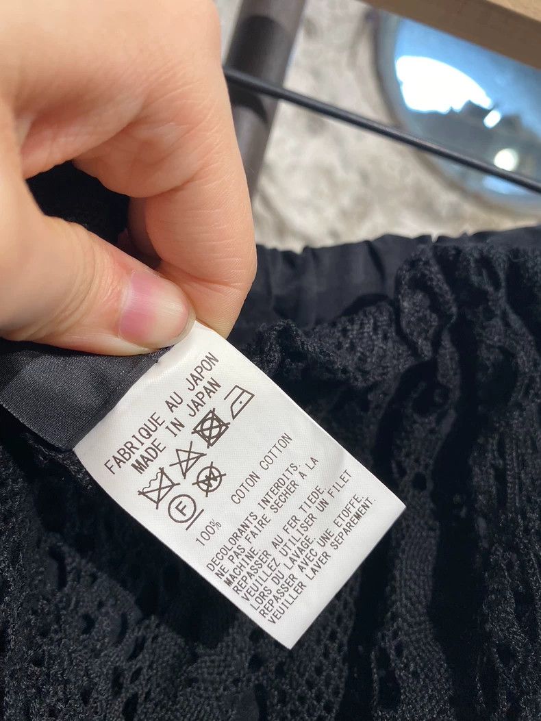 Y's Y's size 2 Black cut-out double midi pants Size US 28 / EU 44 - 8 Thumbnail