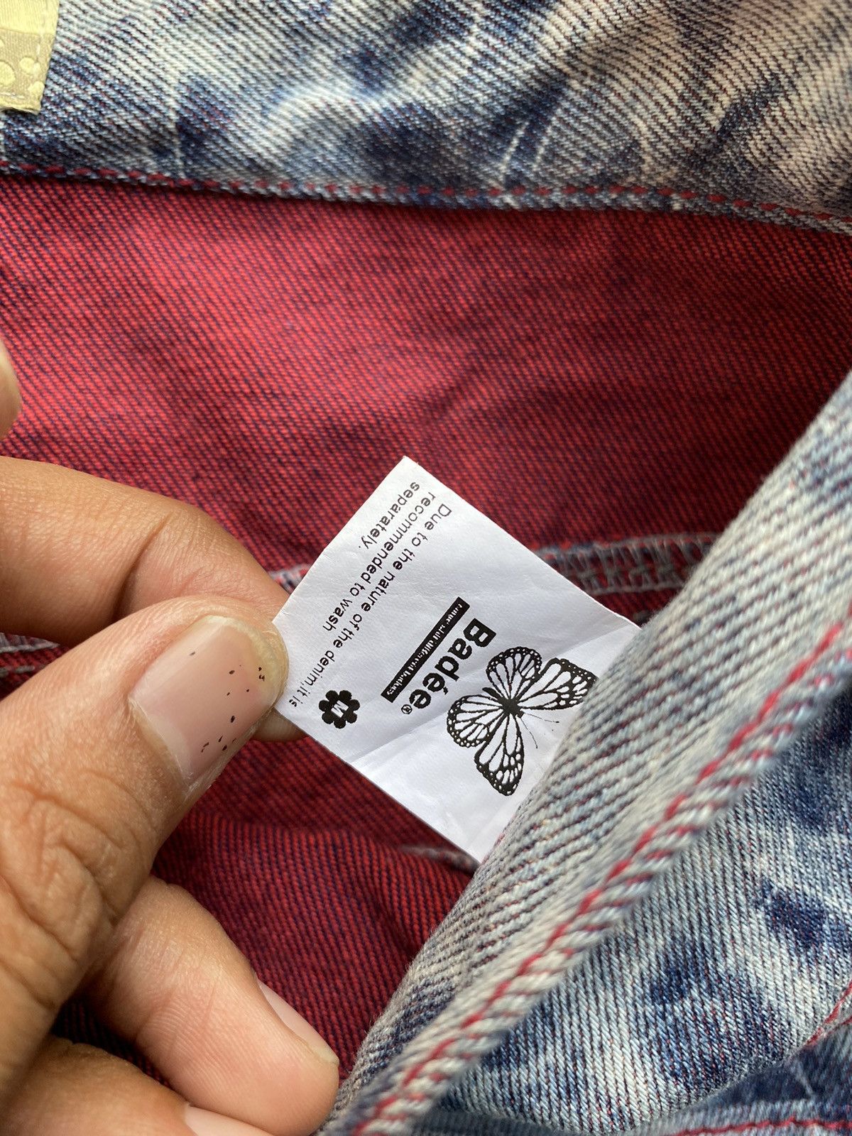 Japanese Brand × Le Grande Bleu (L.G.B.) × Yasuyuki Ishii Japanese badee flared blue bleached denim Size US 28 / EU 44 - 11 Thumbnail