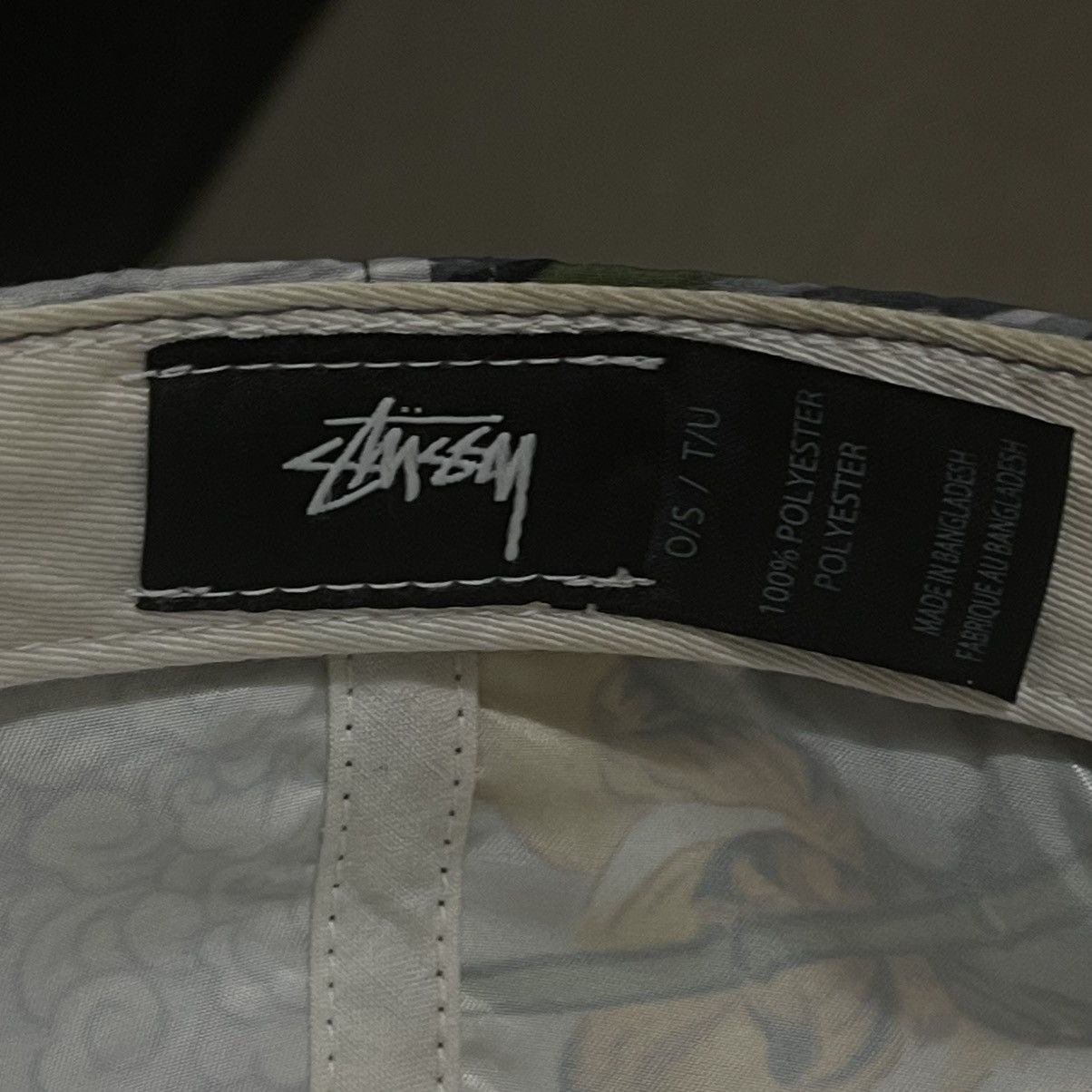 Stussy Stüssy Tiger All-Over Print Snapback Hat - Grey/Orange Size ONE SIZE - 9 Thumbnail