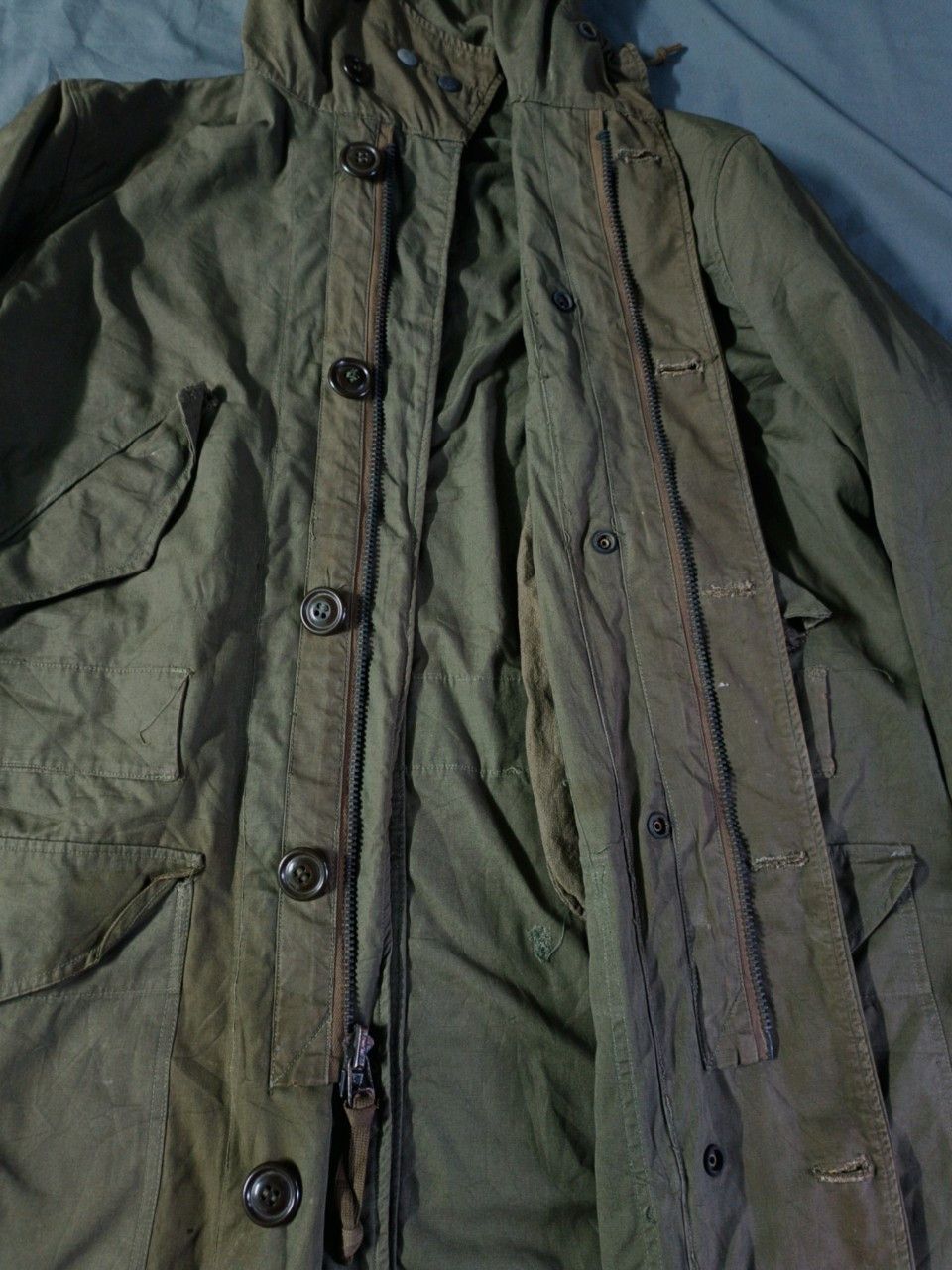 Other Vintage 50s USAF M47 WW2/Korean War Cold Weather Parka Size US XL / EU 56 / 4 - 6 Thumbnail