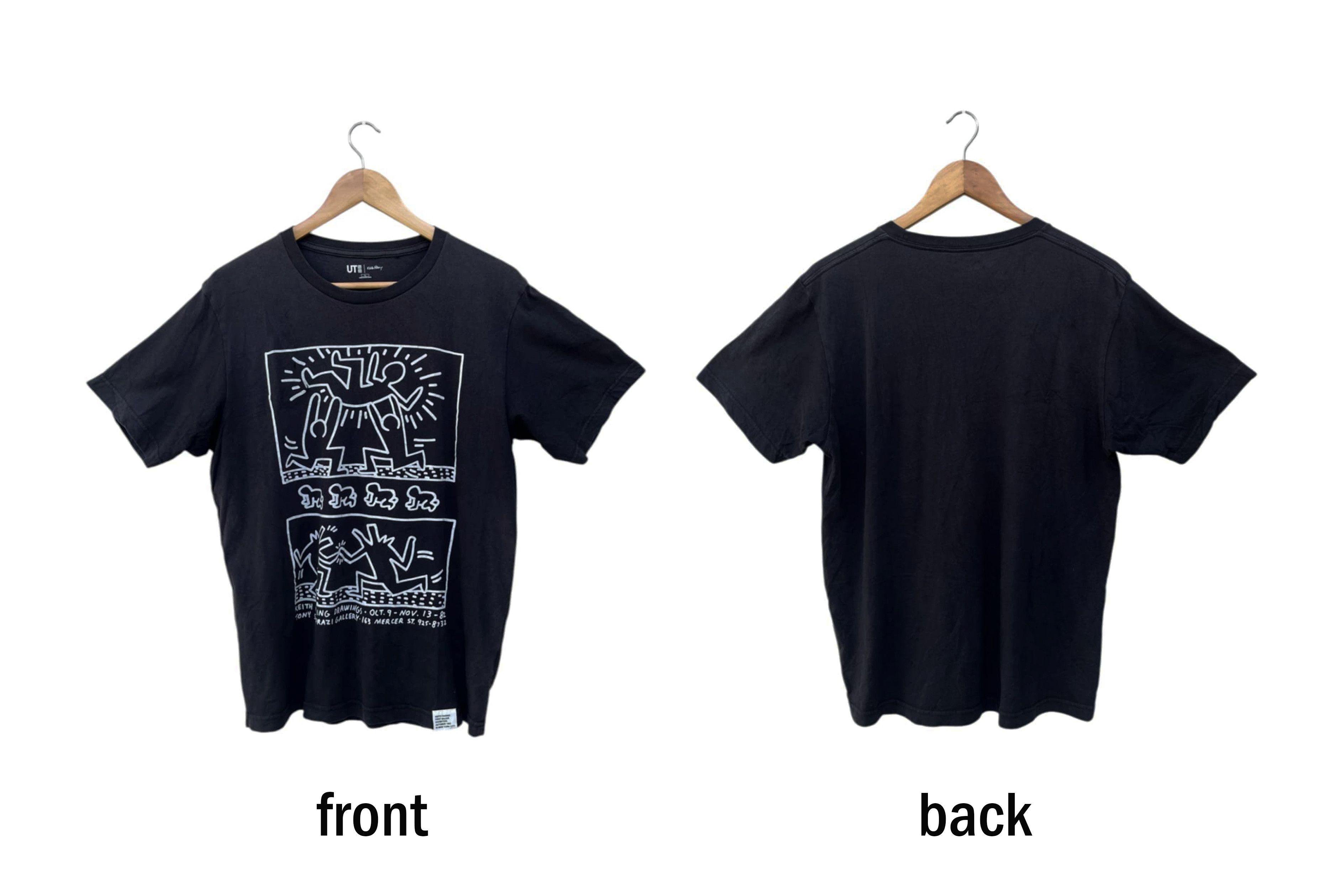 Uniqlo Uniqlo x Keith Haring Tshirt, doodles printed, defect Size US L / EU 52-54 / 3 - 2 Thumbnail