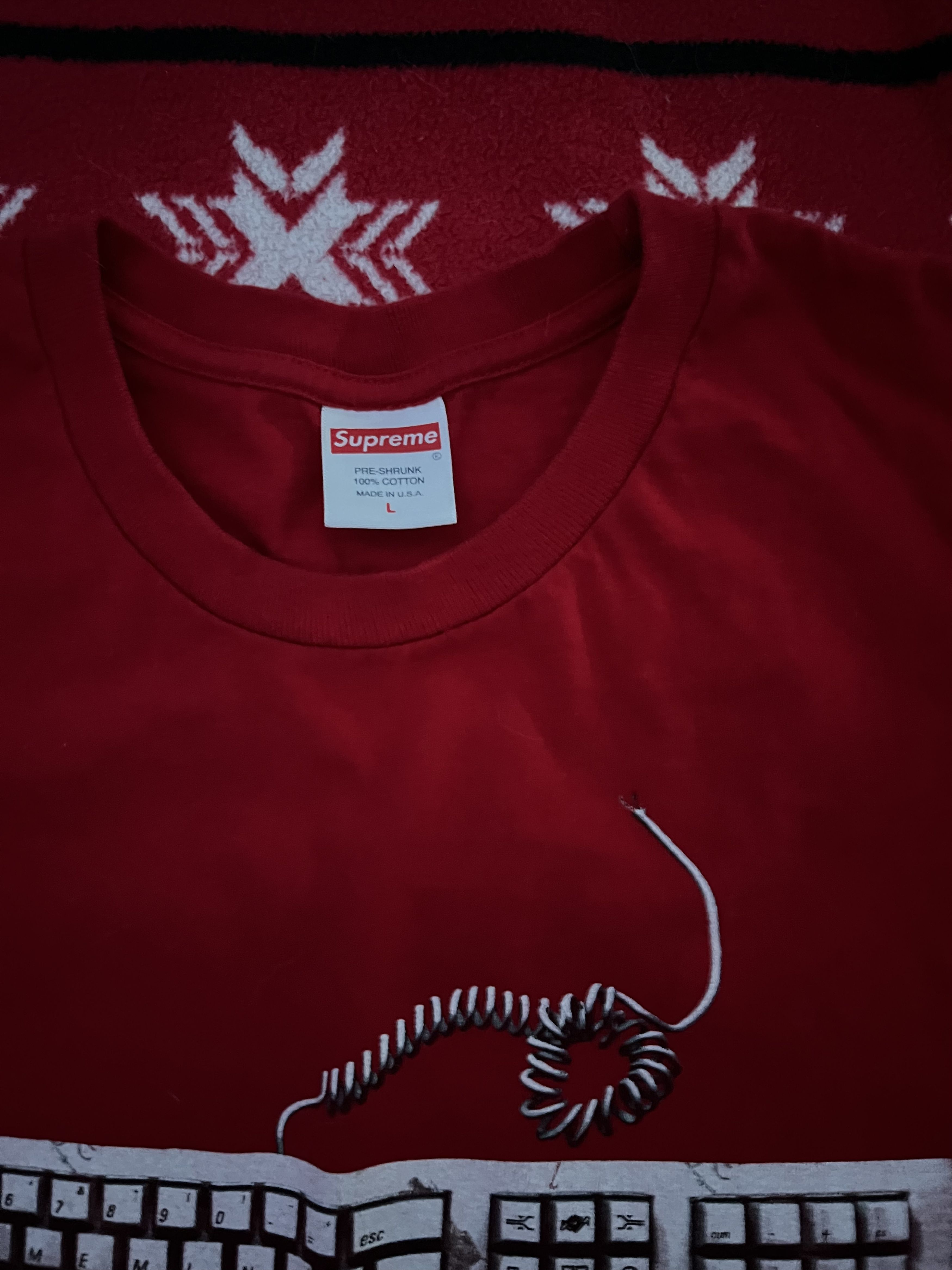 Supreme Supreme Keyboard Tee Size US L / EU 52-54 / 3 - 2 Thumbnail