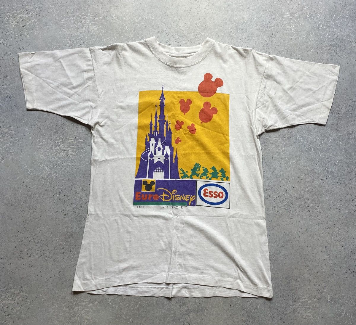 Disney Vintage 90s Esso Disney Eurodisney resort graphic t-shirt Size US M / EU 48-50 / 2 - 1 Thumbnail