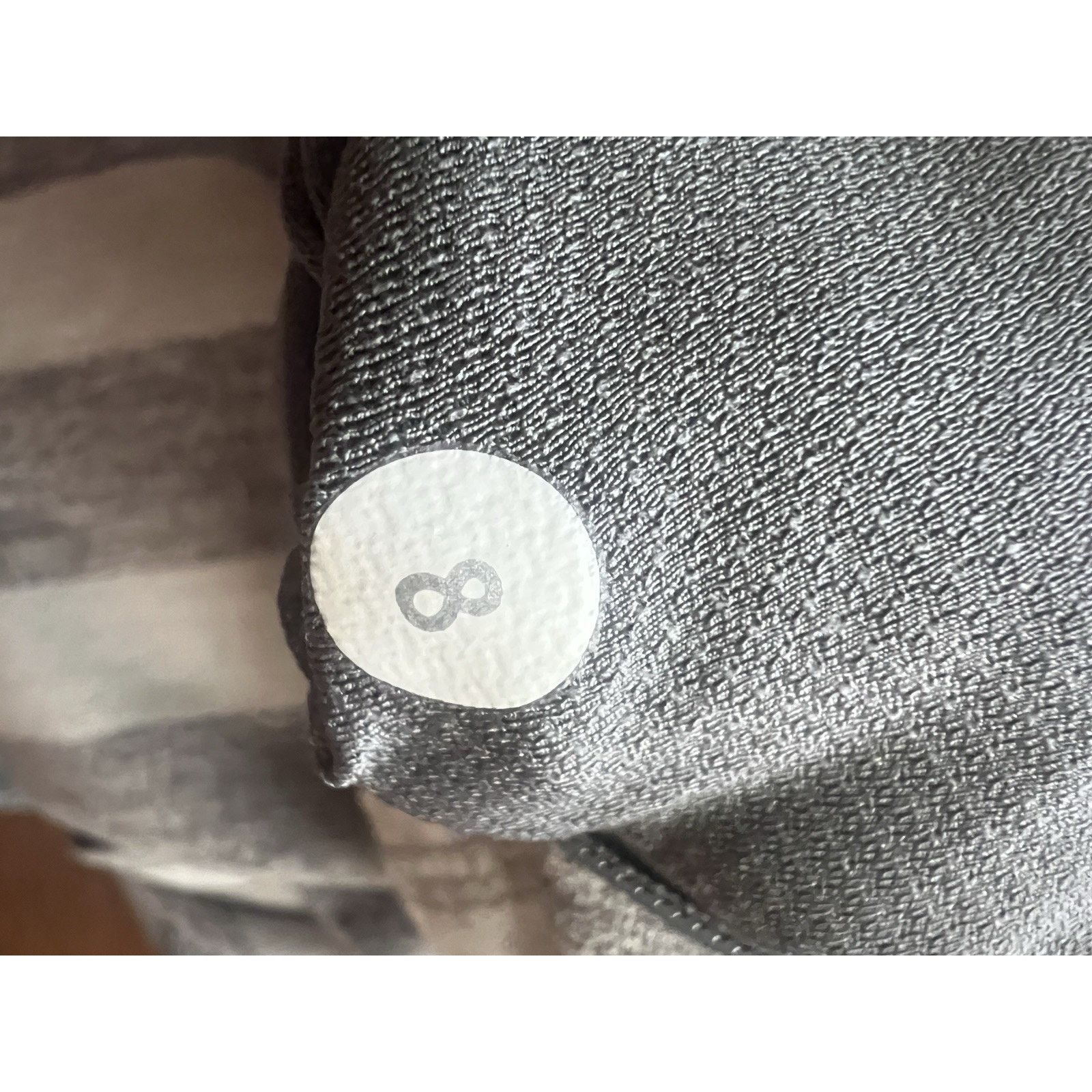 Lululemon Lululemon Race Your Pace Stripe Gray Top Shirt Sz 8 Stretch Size M / US 6-8 / IT 42-44 - 7 Thumbnail