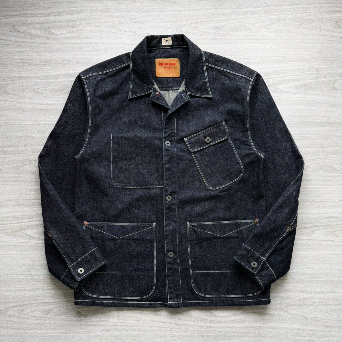 Other One True Saxon Denim Work Jacket Size US L / EU 52-54 / 3 - 1 Thumbnail