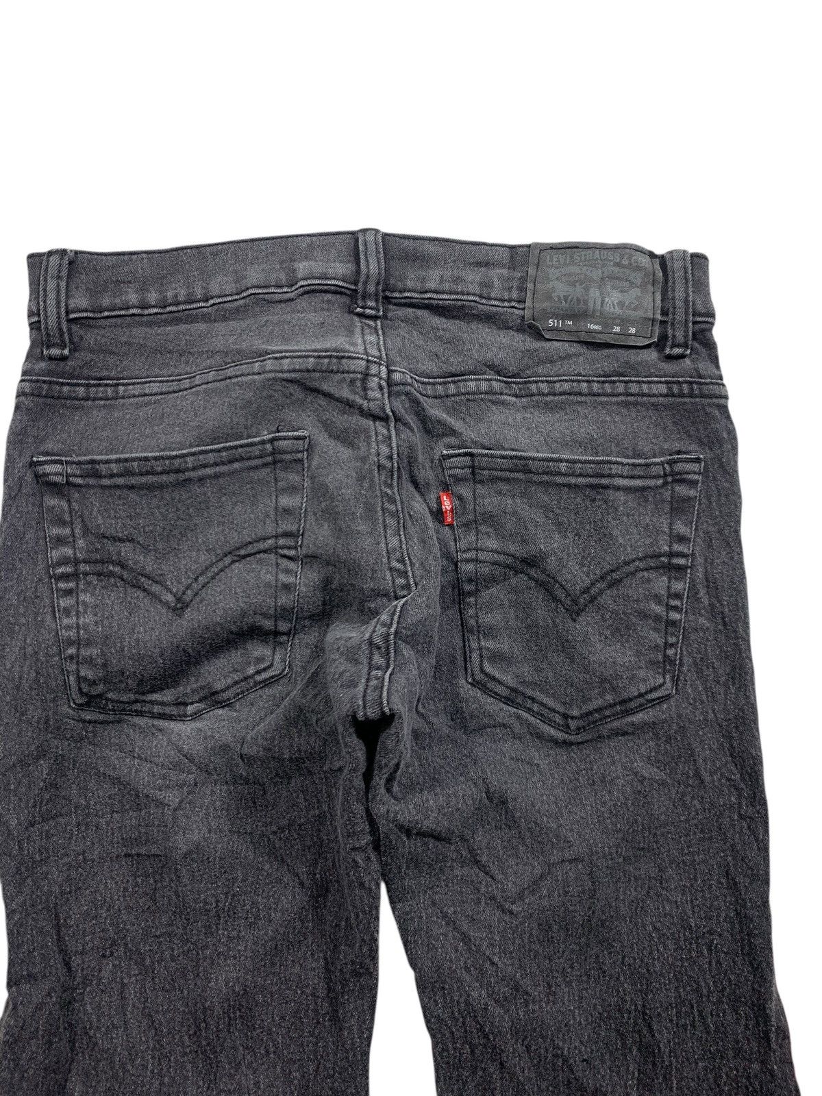 Levi's × Levi's Made & Crafted × Levi's Vintage Clothing Levis 511 washed grey flare Jeans Pants Size 28" / US 6 / IT 42 - 3 Thumbnail
