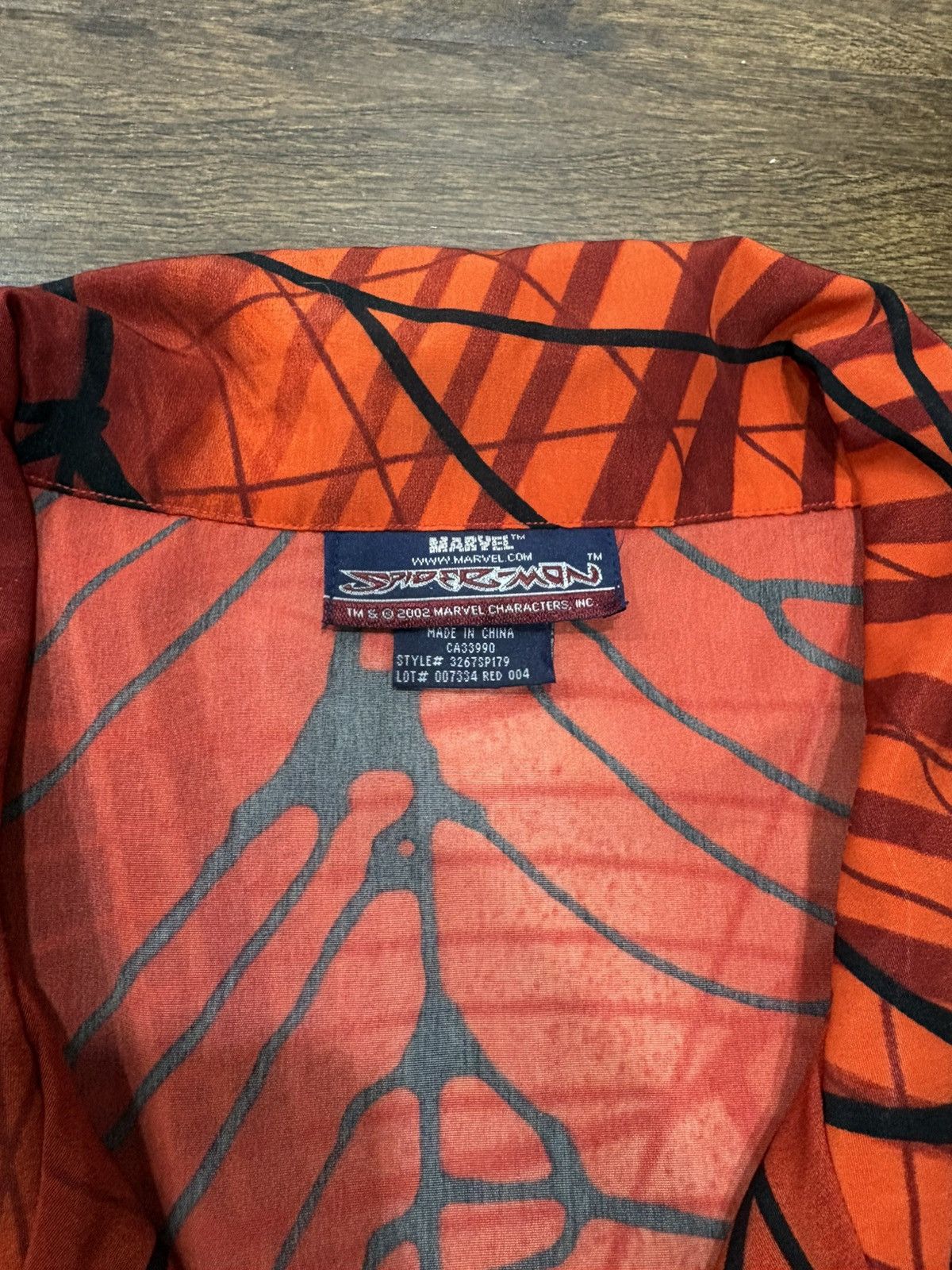 Marvel Comics VINTAGE Y2K SPIDERMAN AOP BUTTON UP Size US L / EU 52-54 / 3 - 3 Thumbnail