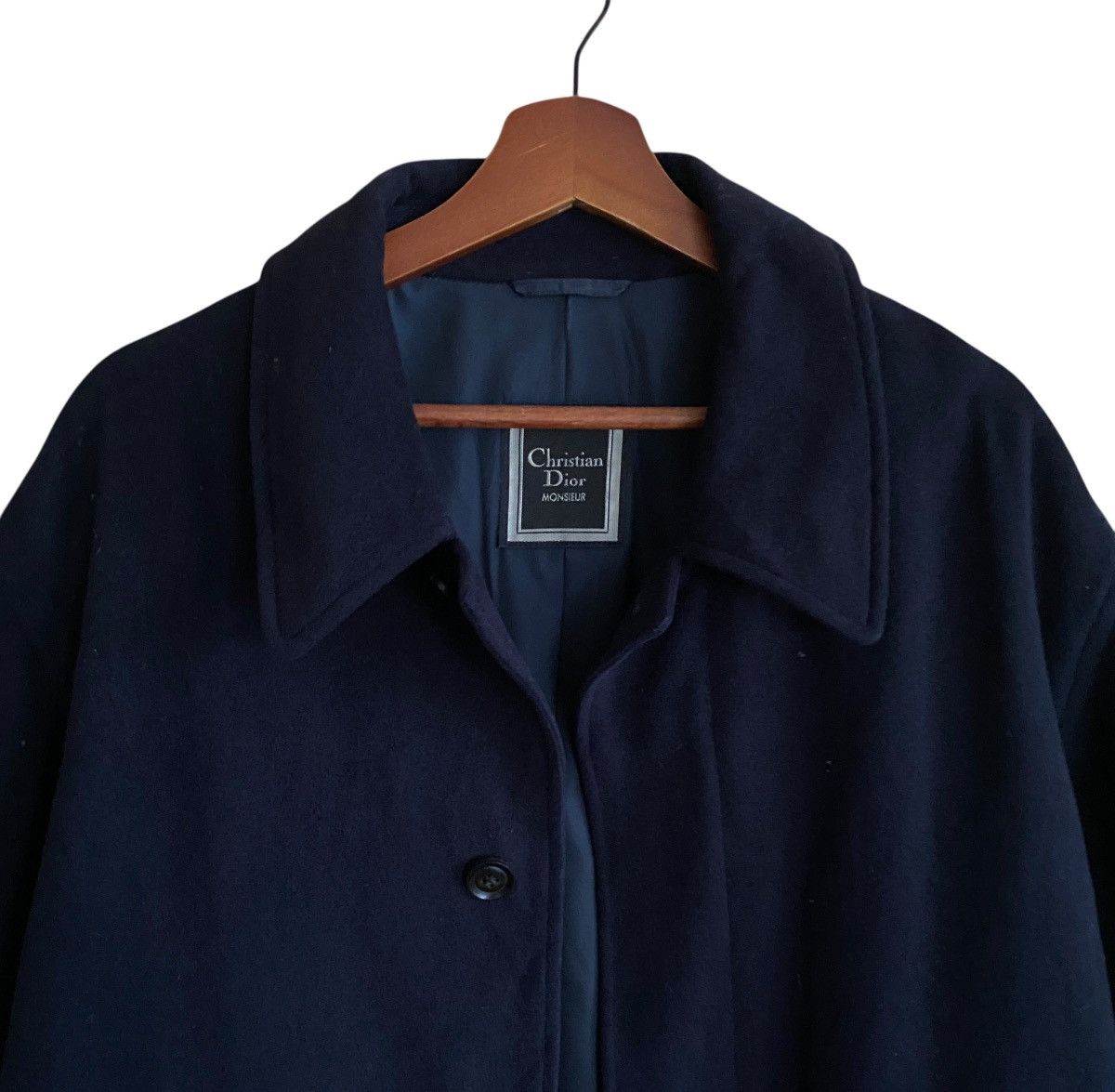 Christian Dior Monsieur Vintage Brand Christion Dior Wool Trench Coat 1990s Size US L / EU 52-54 / 3 - 5 Thumbnail