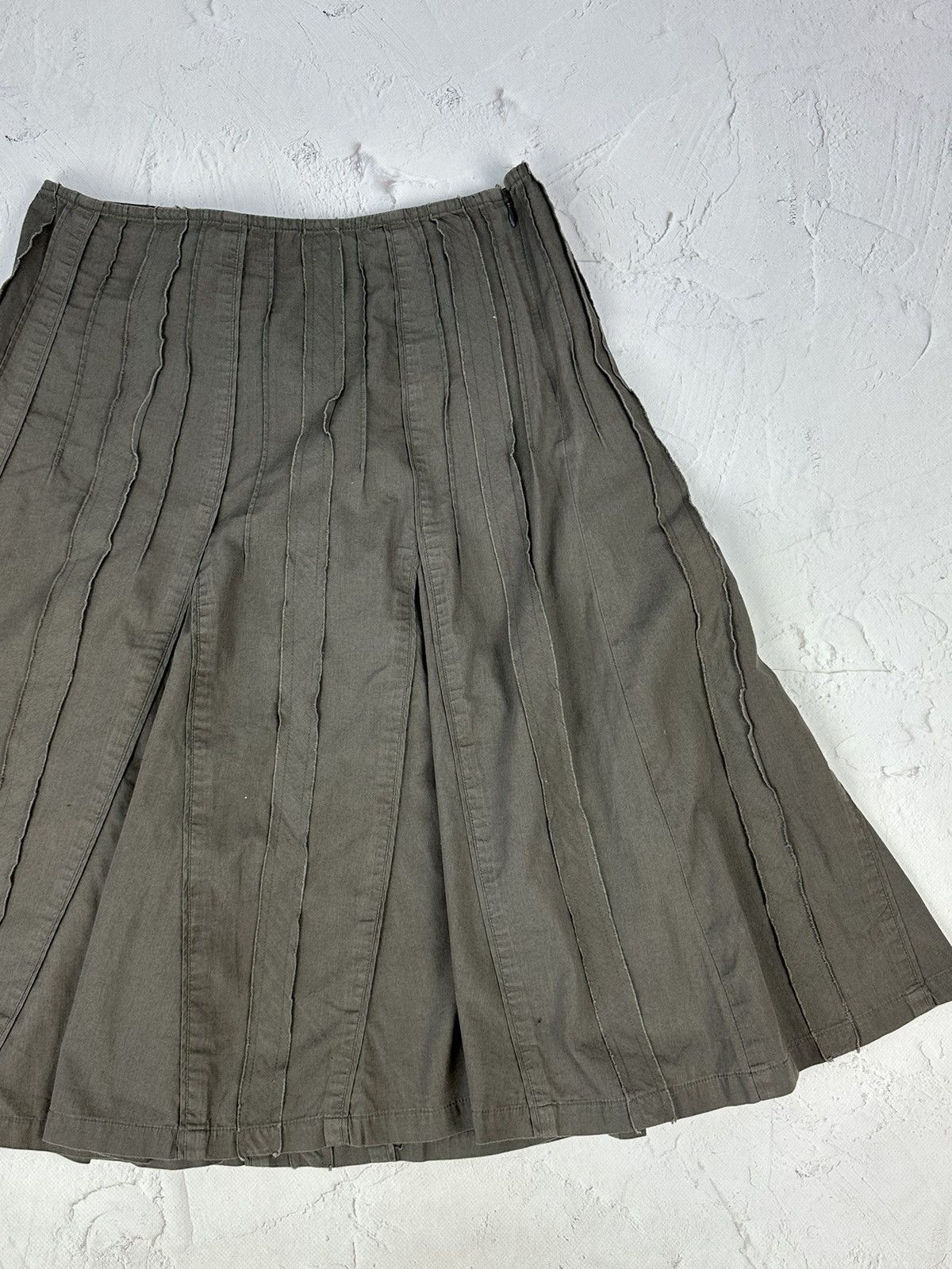 Vintage Vintage Flared Midi Skirt Size 31" - 3 Thumbnail