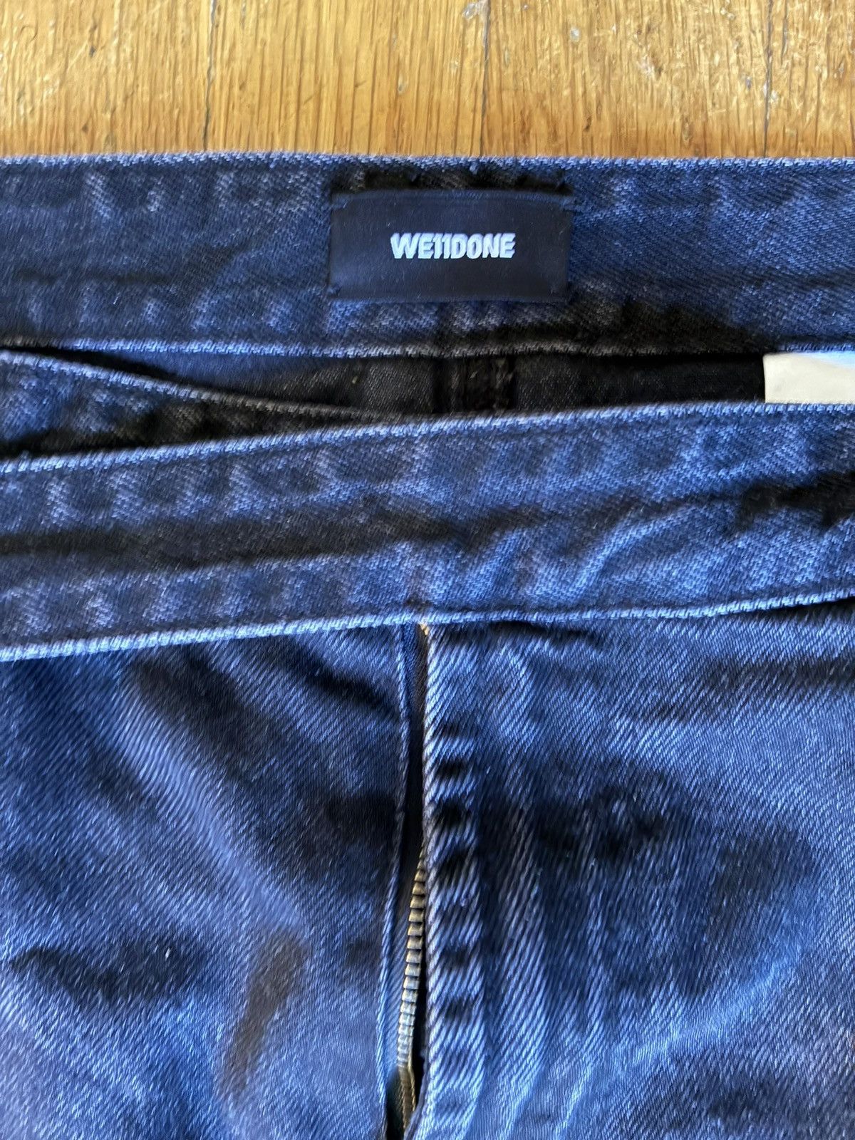 WE11DONE We11done Black Cut-Outs Jeans Size US 34 / EU 50 - 3 Thumbnail