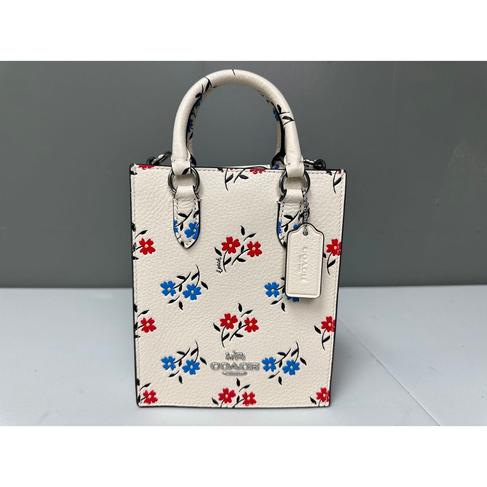 Coach Coach Bag Shoulder Floral Print North/South Mini ToteCt808 Size ONE SIZE - 3 Thumbnail