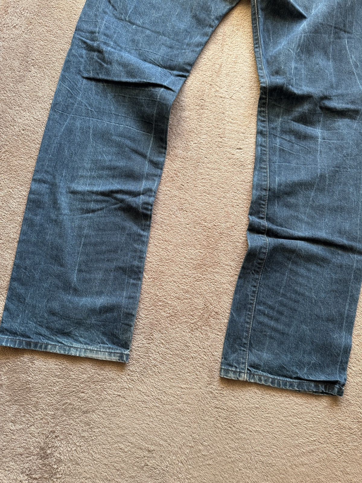 Japanese Brand Levis 501 Jeans Y2K Vintage Straight Faded Helmut Lang Vibe Size US 34 / EU 50 - 4 Thumbnail