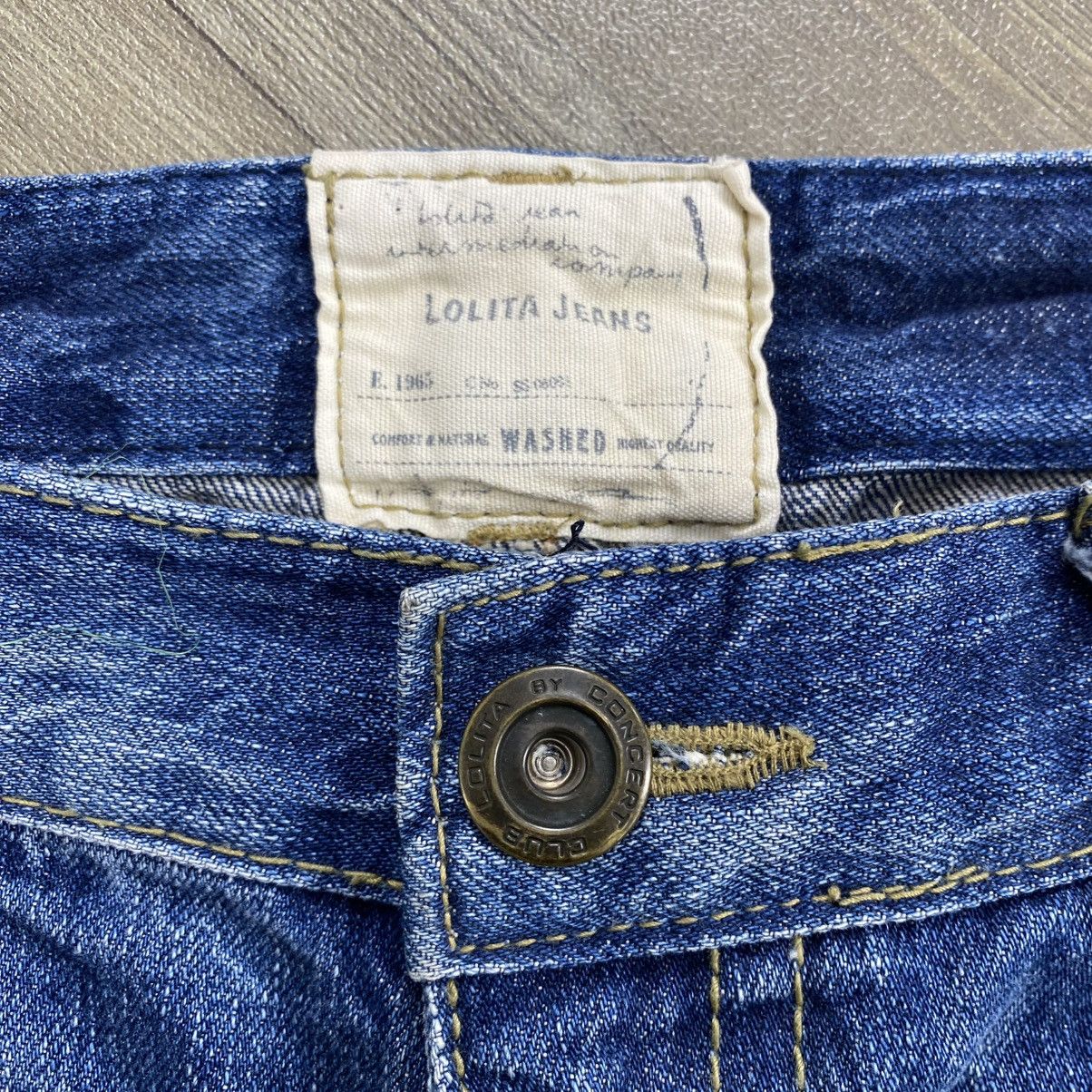 Hysteric Glamour 2000s Yoshitomo Nara Lolita Distressed Clawmark Faded Jeans Size US 30 / EU 46 - 9 Thumbnail
