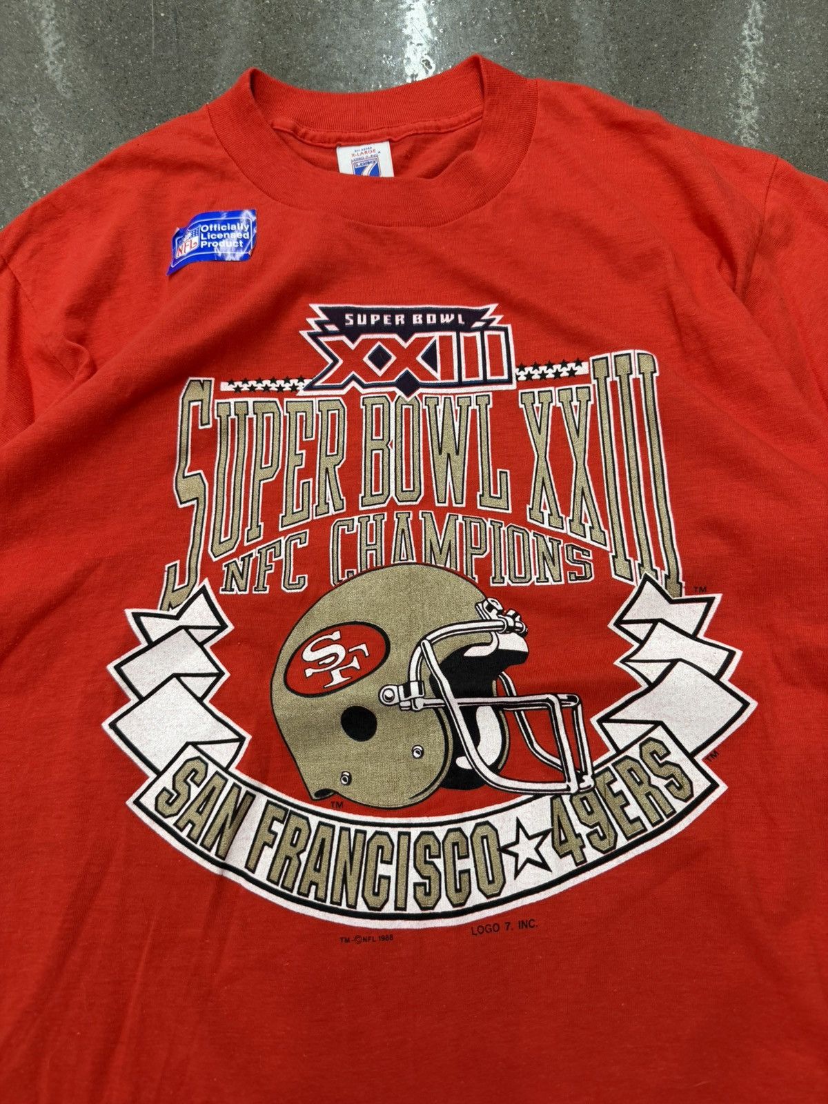 Logo 7 Vintage San Francisco 49ers Shirt Size XL Size US XL / EU 56 / 4 - 3 Thumbnail