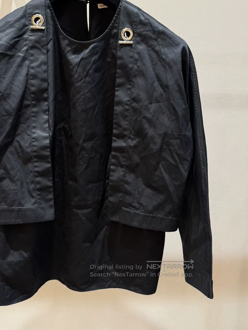 Hermes Hermes Black Faux Two-Piece Top Size XS / US 0-2 / IT 36-38 - 3 Thumbnail