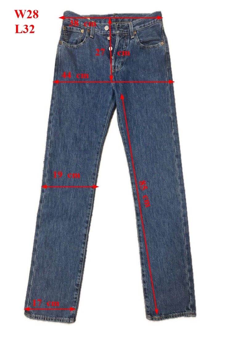 Levi's Vintage Levi's Premium 501 Blue Jeans 80's and 90's unisex Size US 28 / EU 44 - 2 Thumbnail